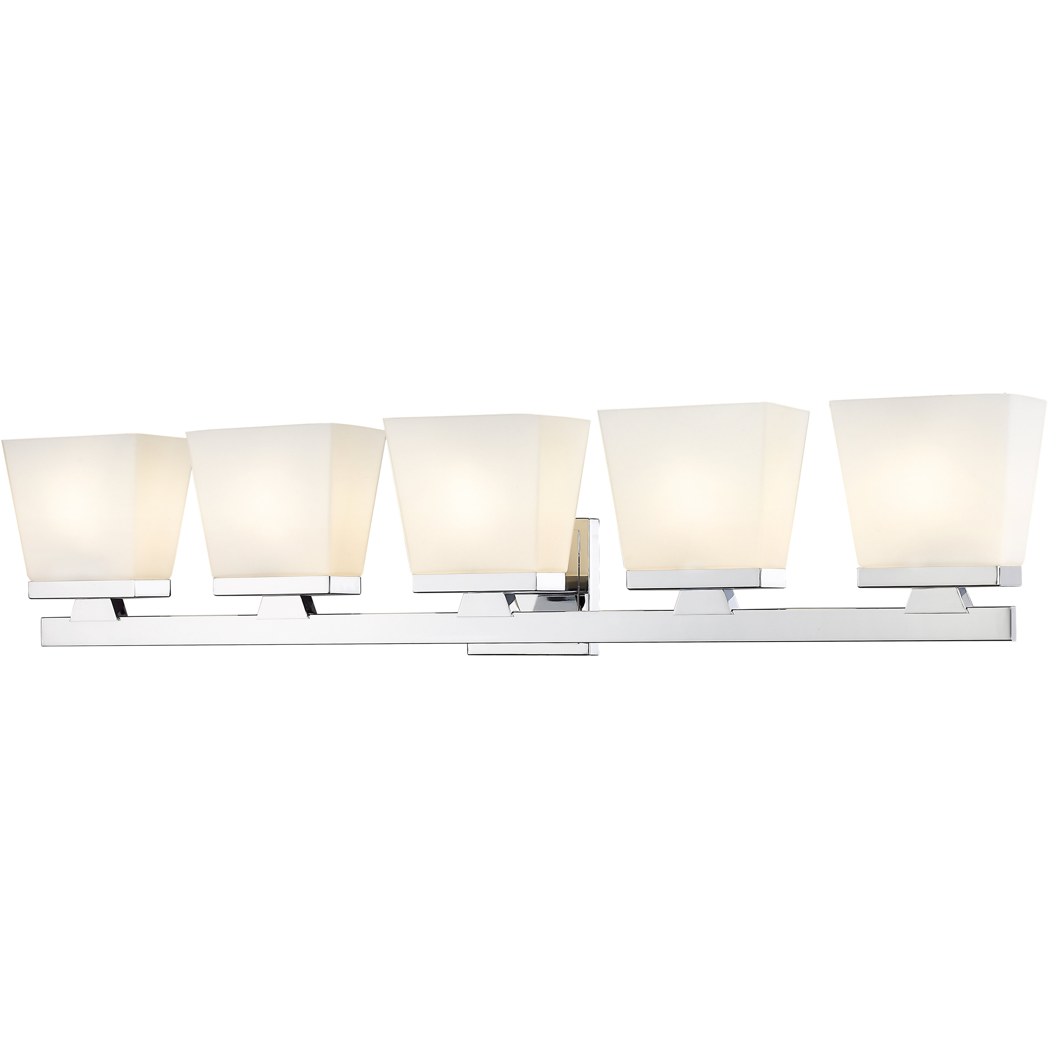 Astor 5 Light 36 inch Chrome Vanity Wall Light