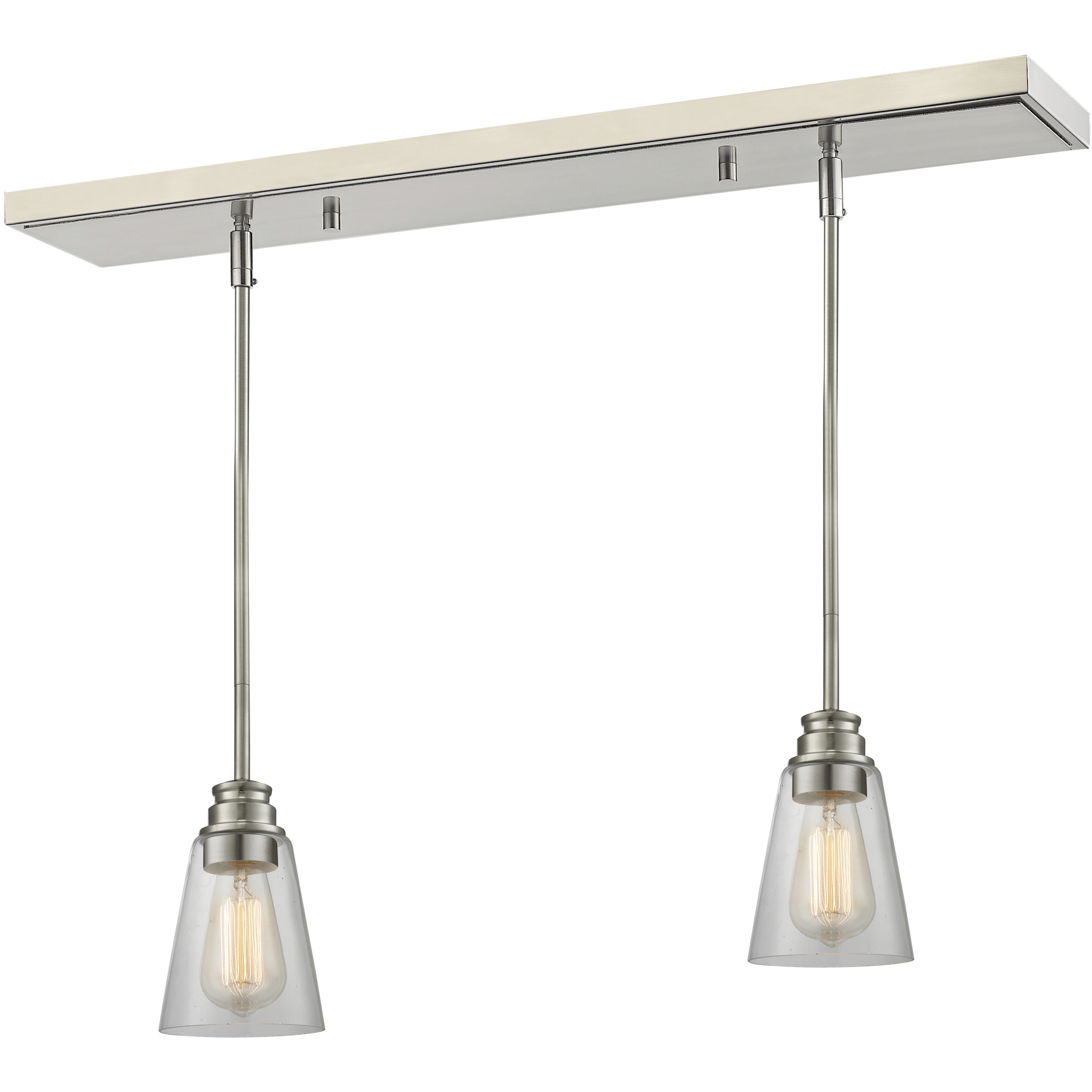 さくらんぼ⭐ Z-Lite 428MP-2BN Annora 1 Light 30 inch Brushed Nickel