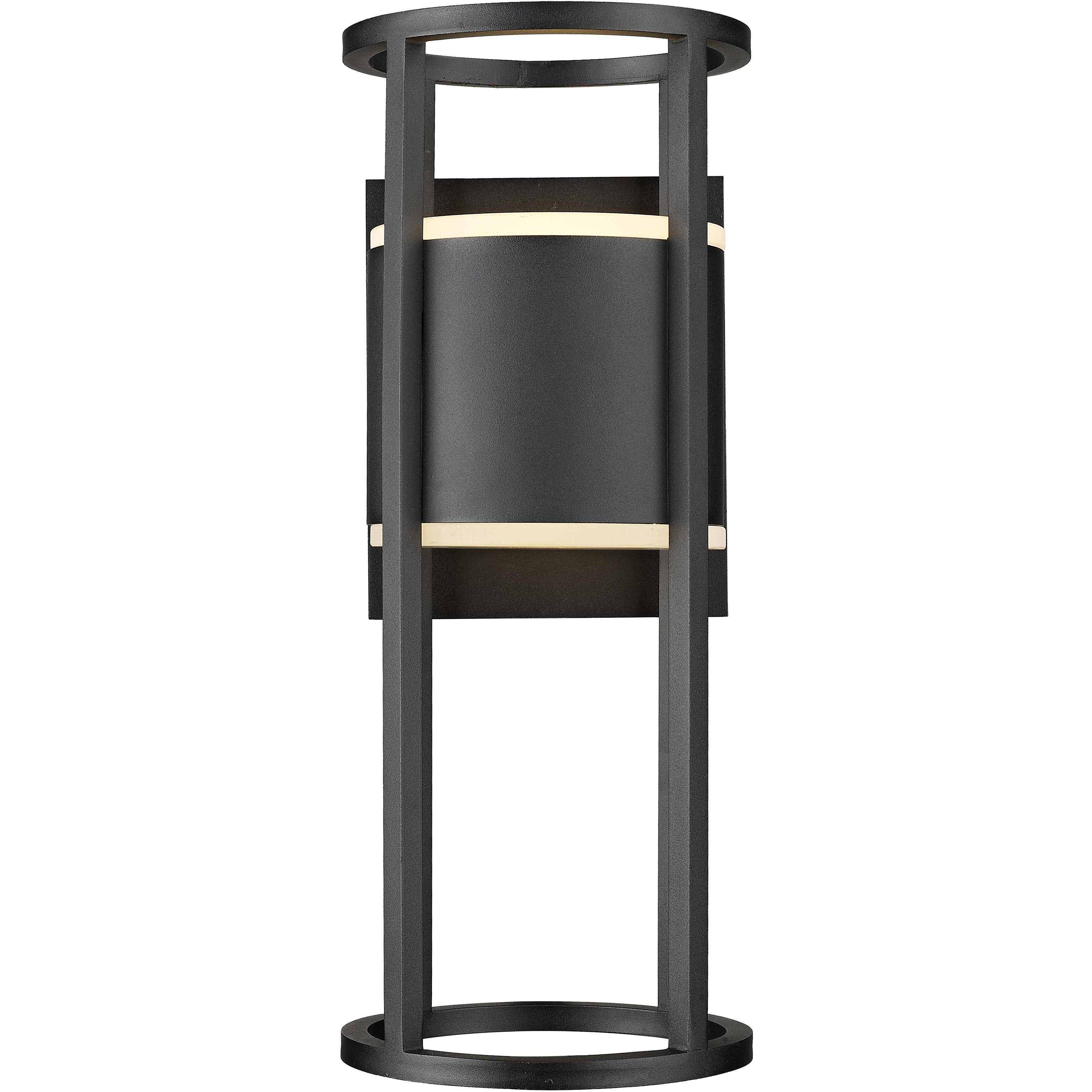 Luca LED 18 inch Black Outdoor Wall Light