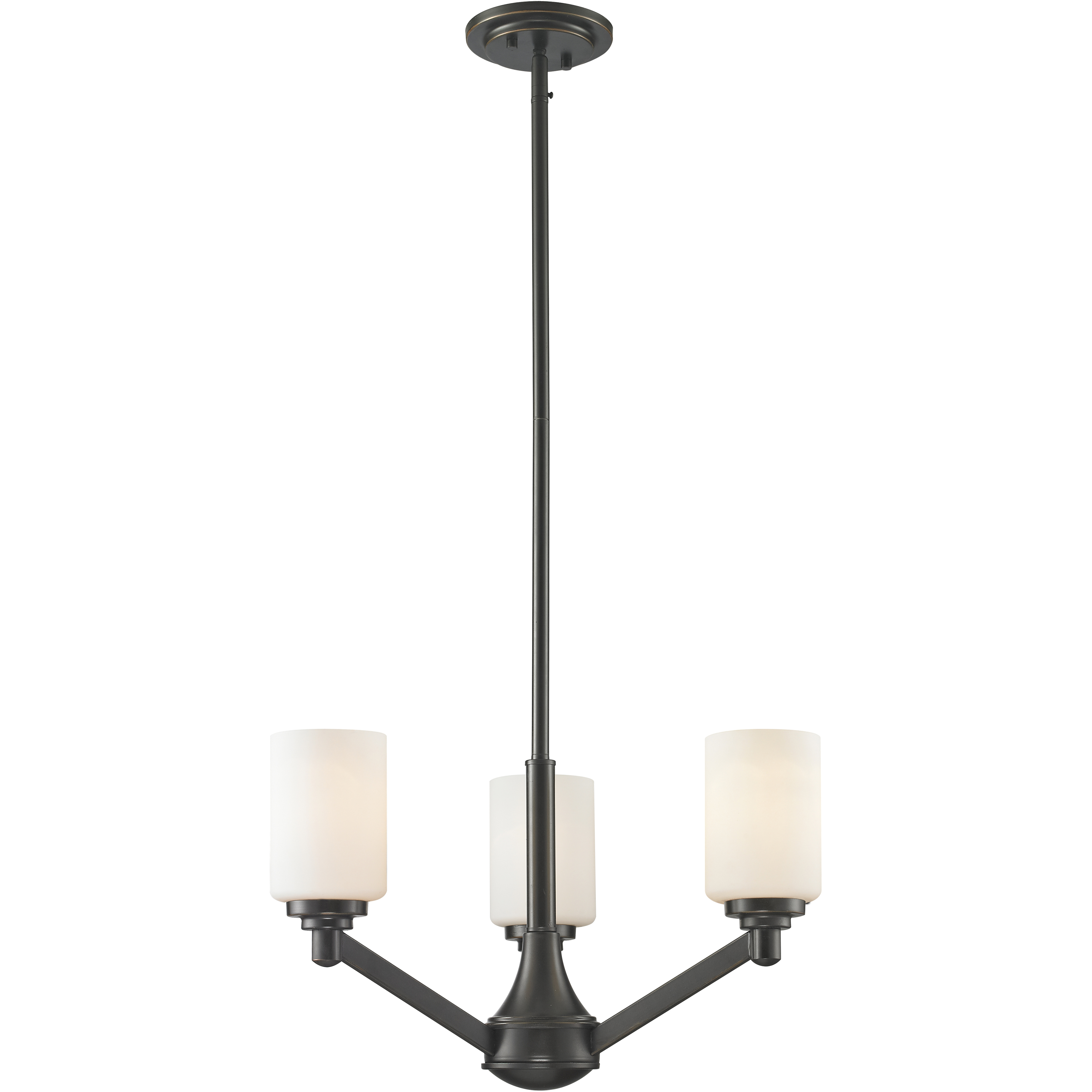 Montego 3 Light 20.63 inch Coppery Bronze Chandelier Ceiling Light