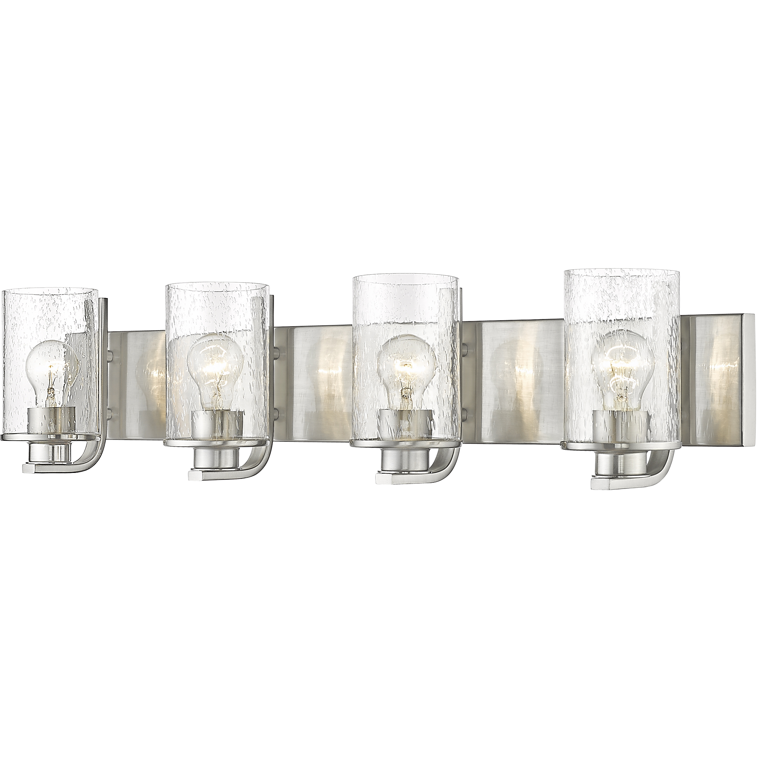Beckett 4 Light 34 inch Brushed Nickel Vanity Wall Light