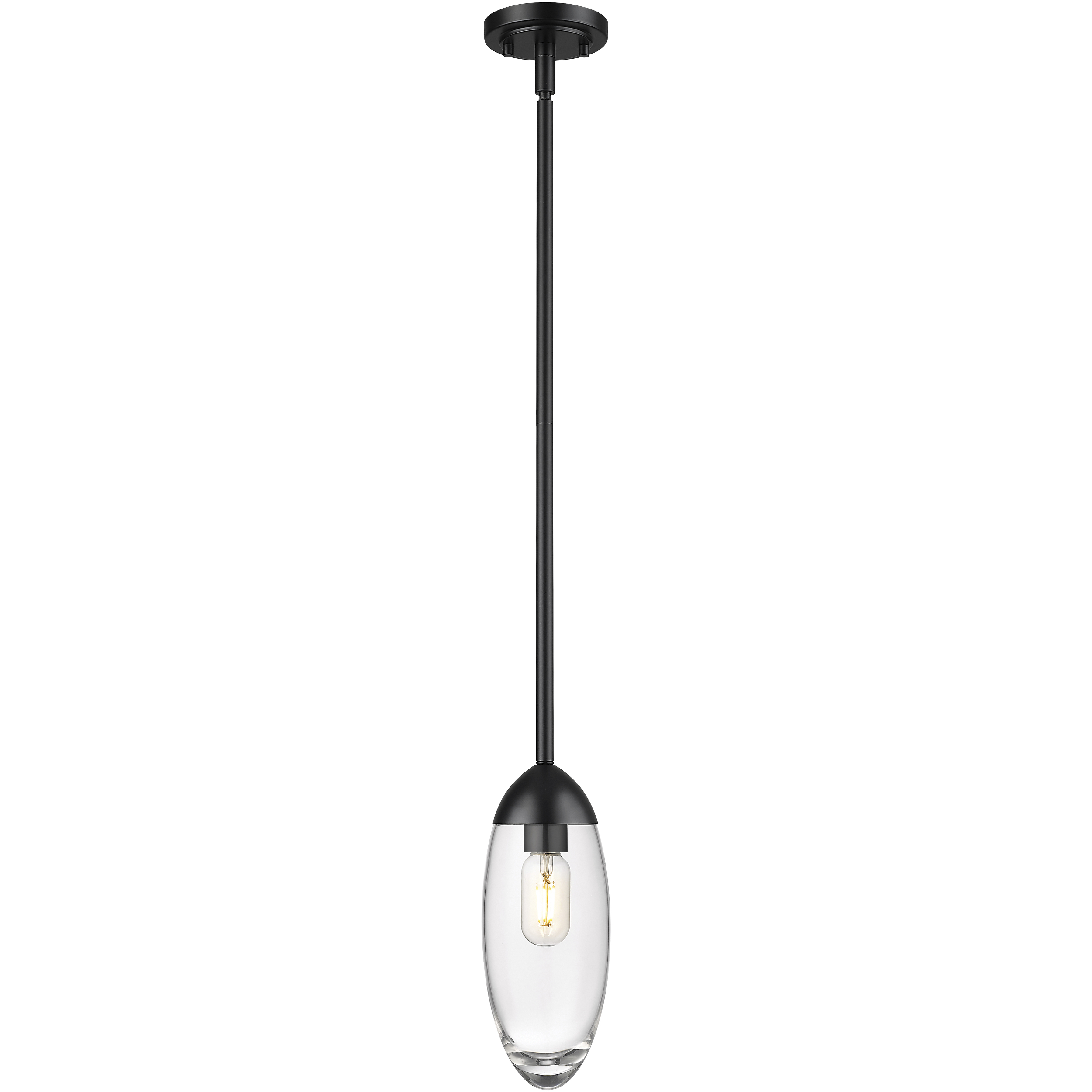 Arden 1 Light 4.5 inch Matte Black Pendant Ceiling Light