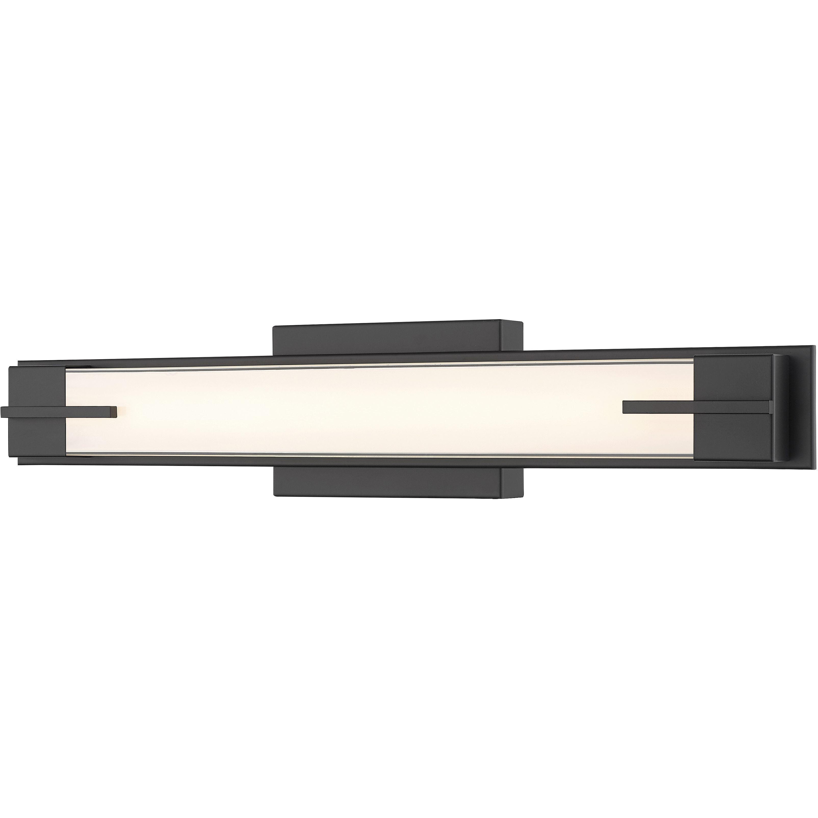 Chase LED 23 inch Matte Black Bath Vanity Light Wall Light