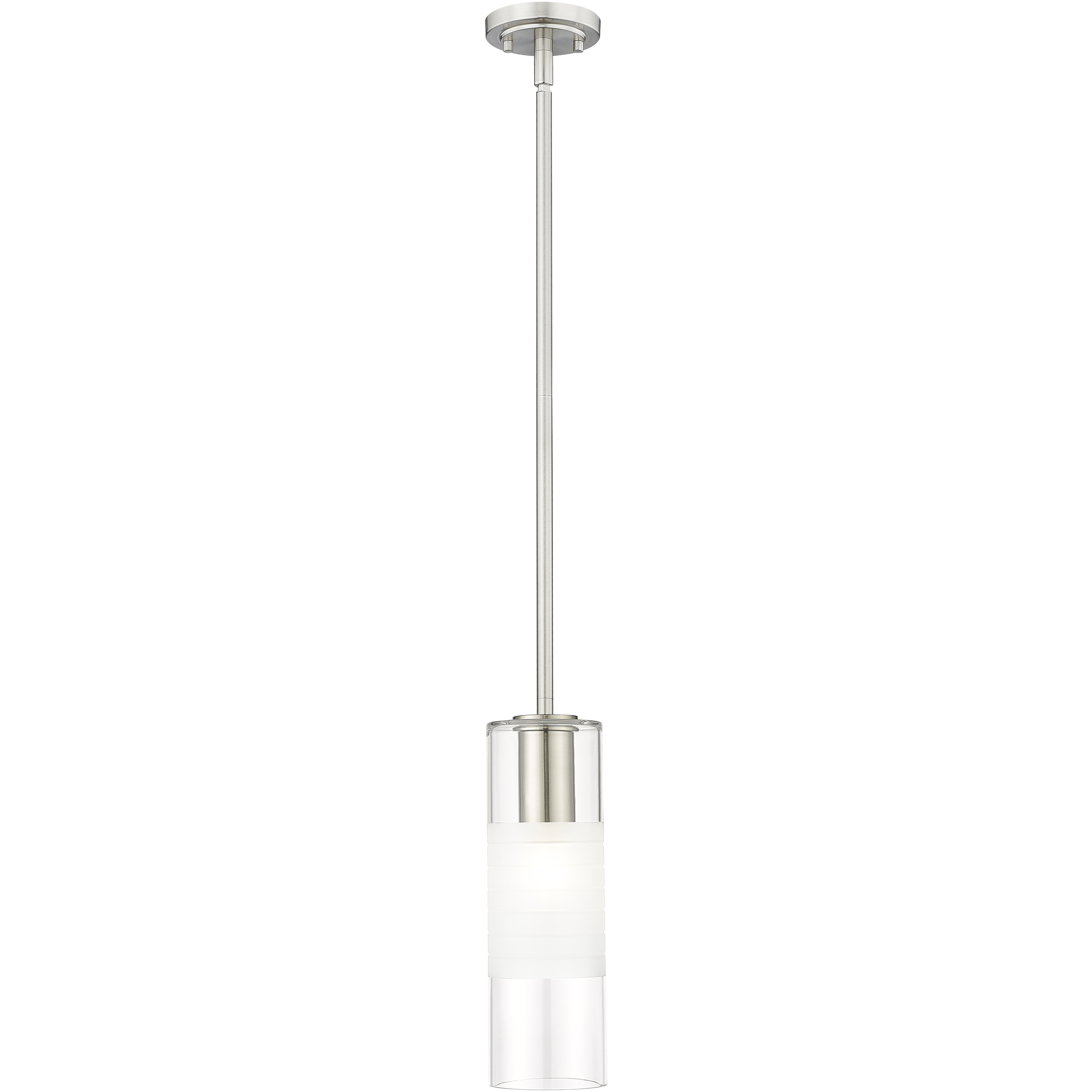 Alton 1 Light 4.75 inch Brushed Nickel Pendant Ceiling Light