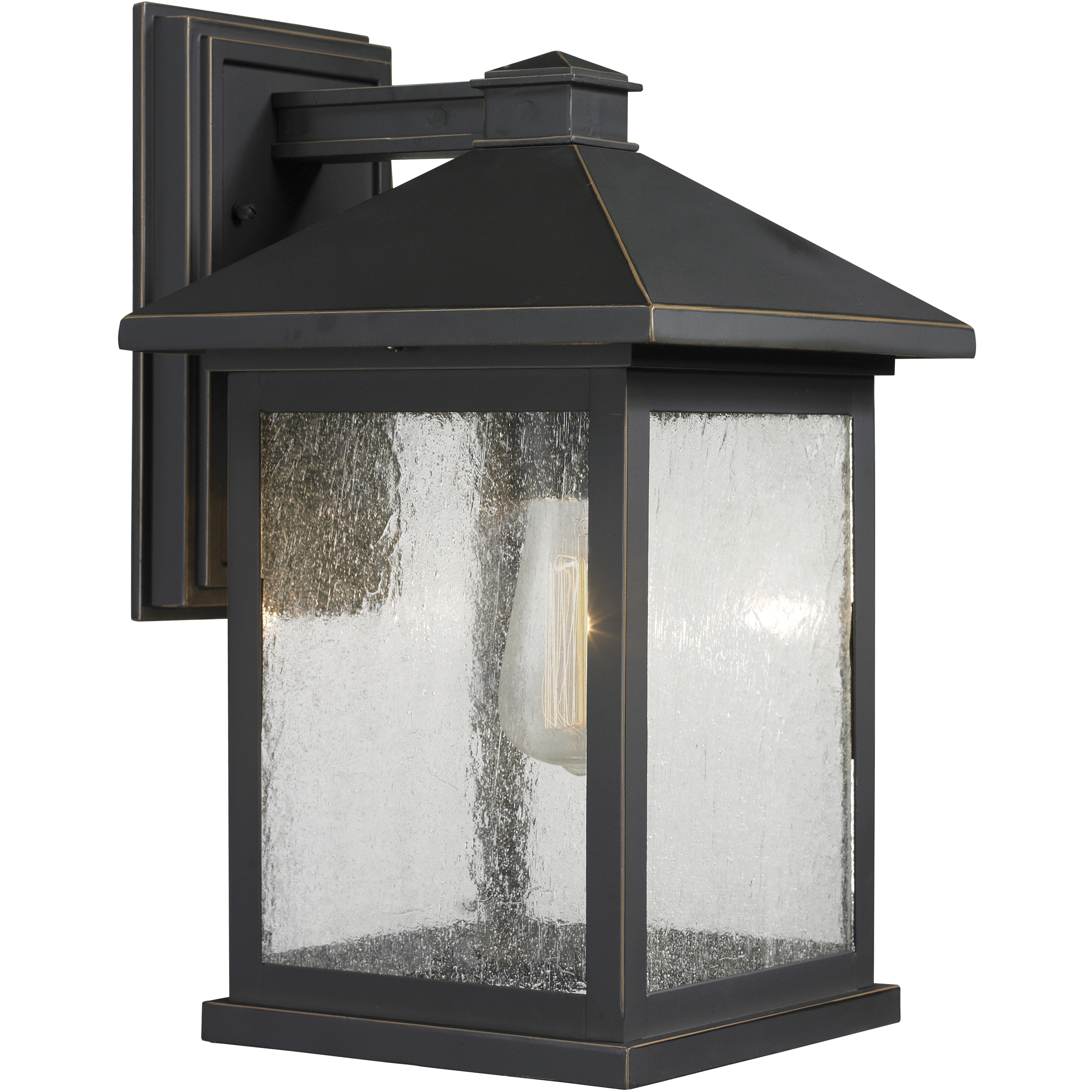 Portland 1 Light 15.75 inch Oil Rubbed Bronze Outdoor Wall Light