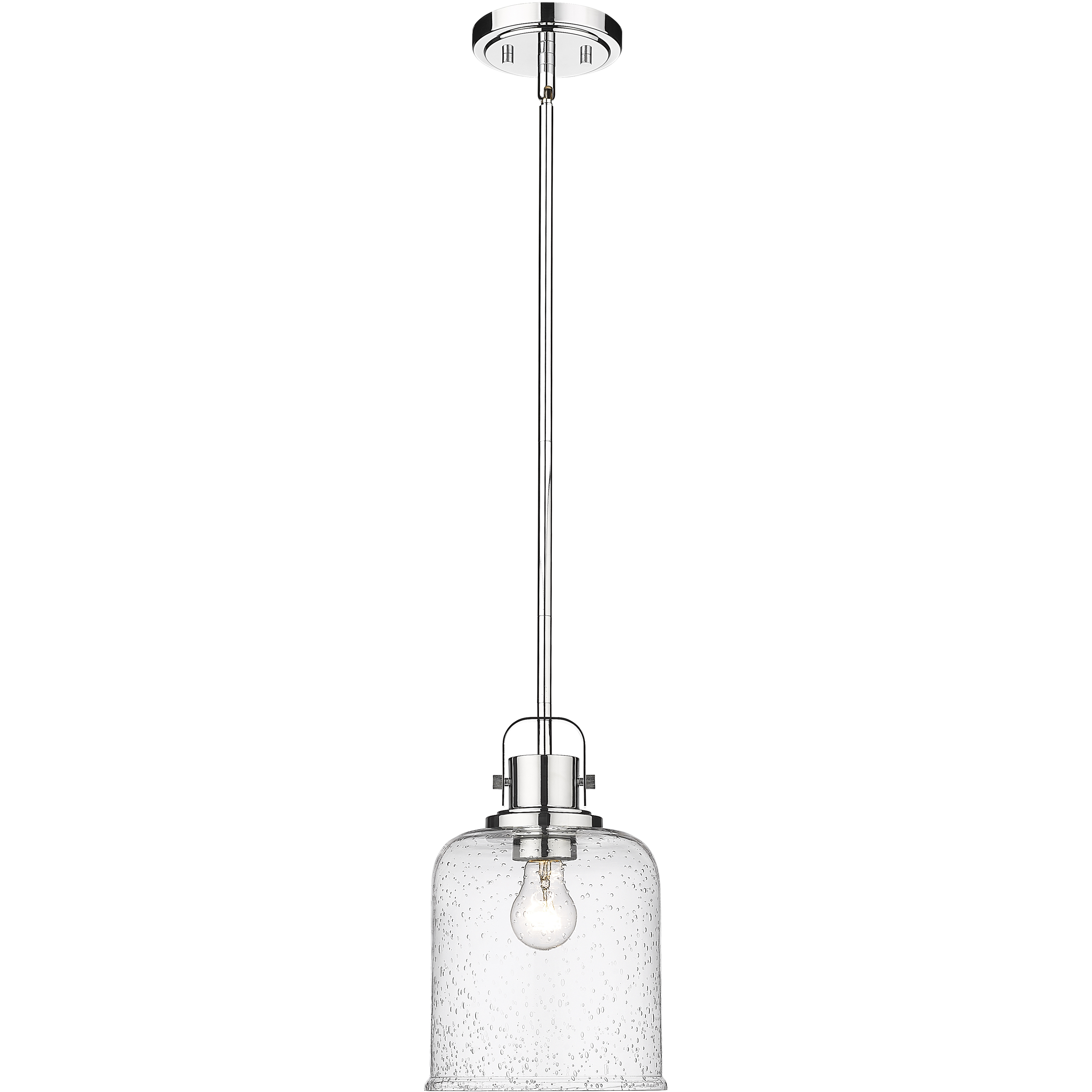 Kinsley 1 Light 8 inch Chrome Pendant Ceiling Light
