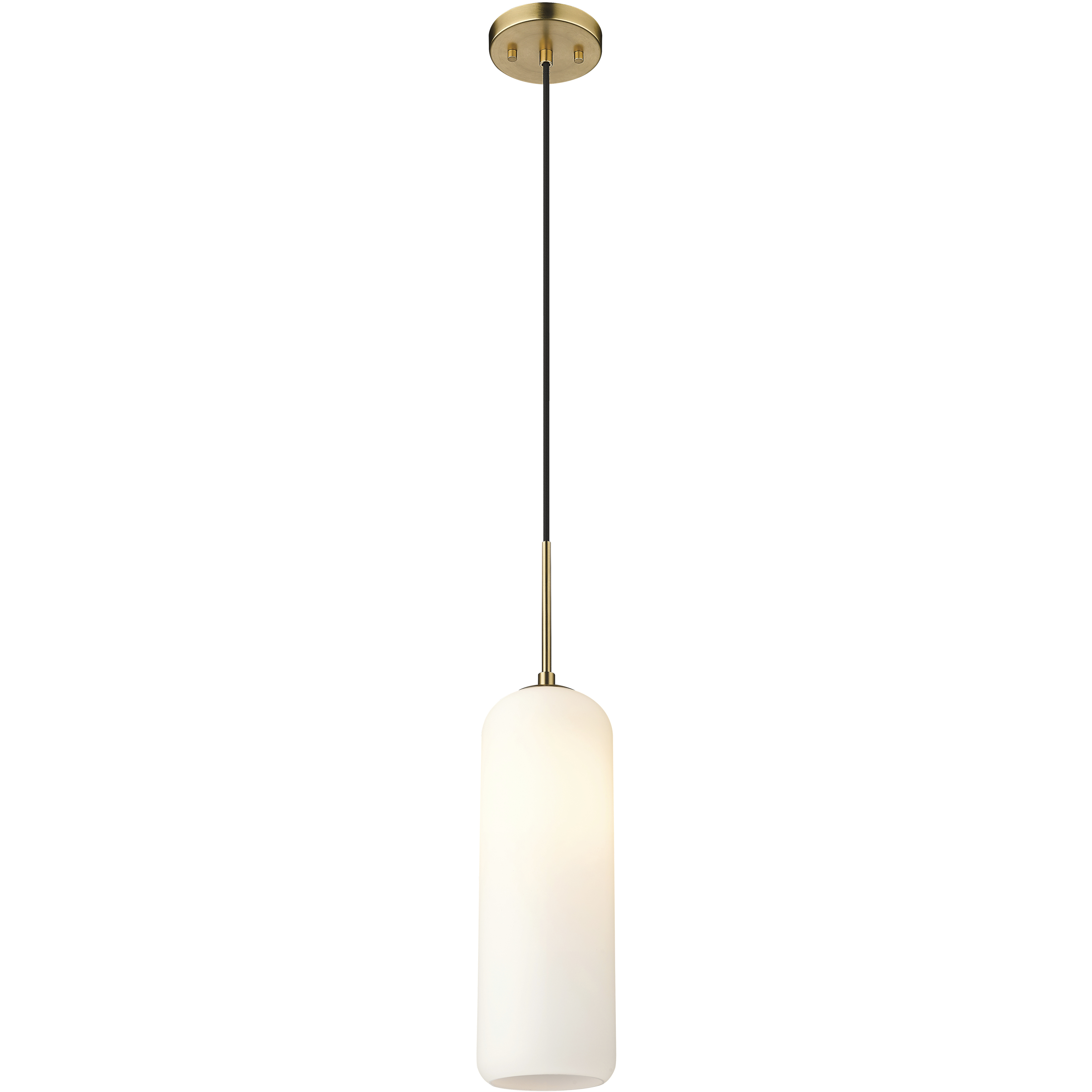 Monty 1 Light 5.25 inch Heritage Brass Pendant Ceiling Light