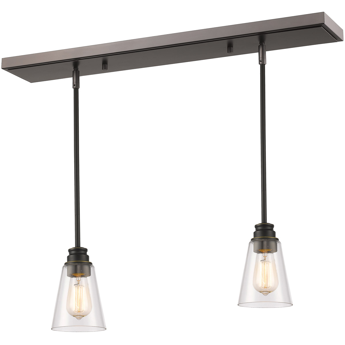 Annora 1 Light 30 inch Olde Bronze Linear Chandelier Ceiling Light
