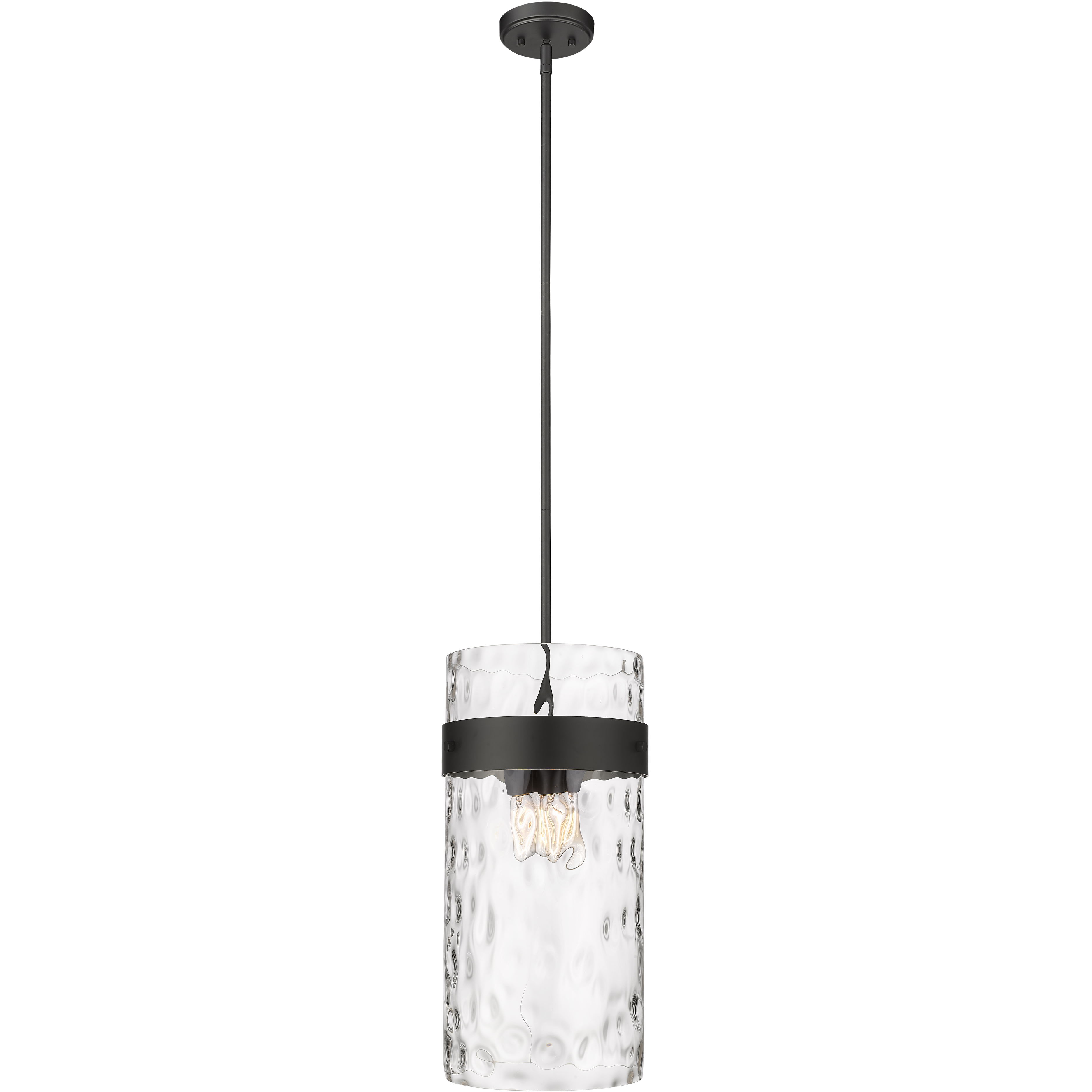 Fontaine 4 Light 13 inch Matte Black Pendant Ceiling Light