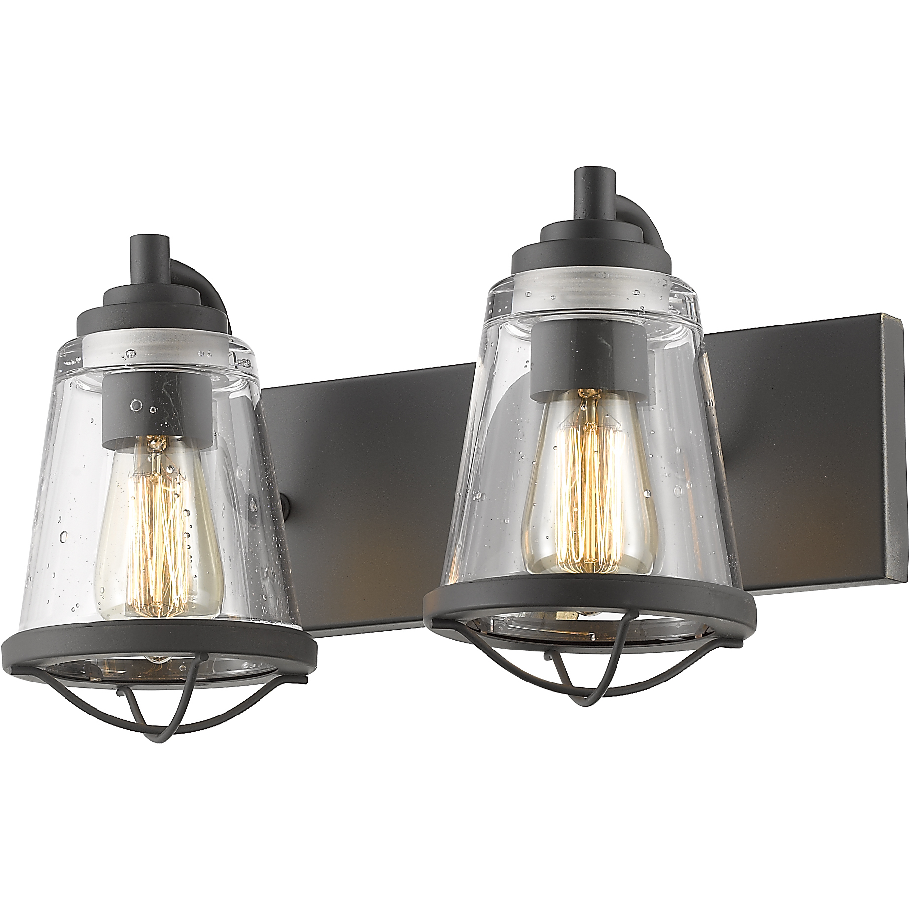 Mariner 2 Light 16 inch Bronze Vanity Wall Light