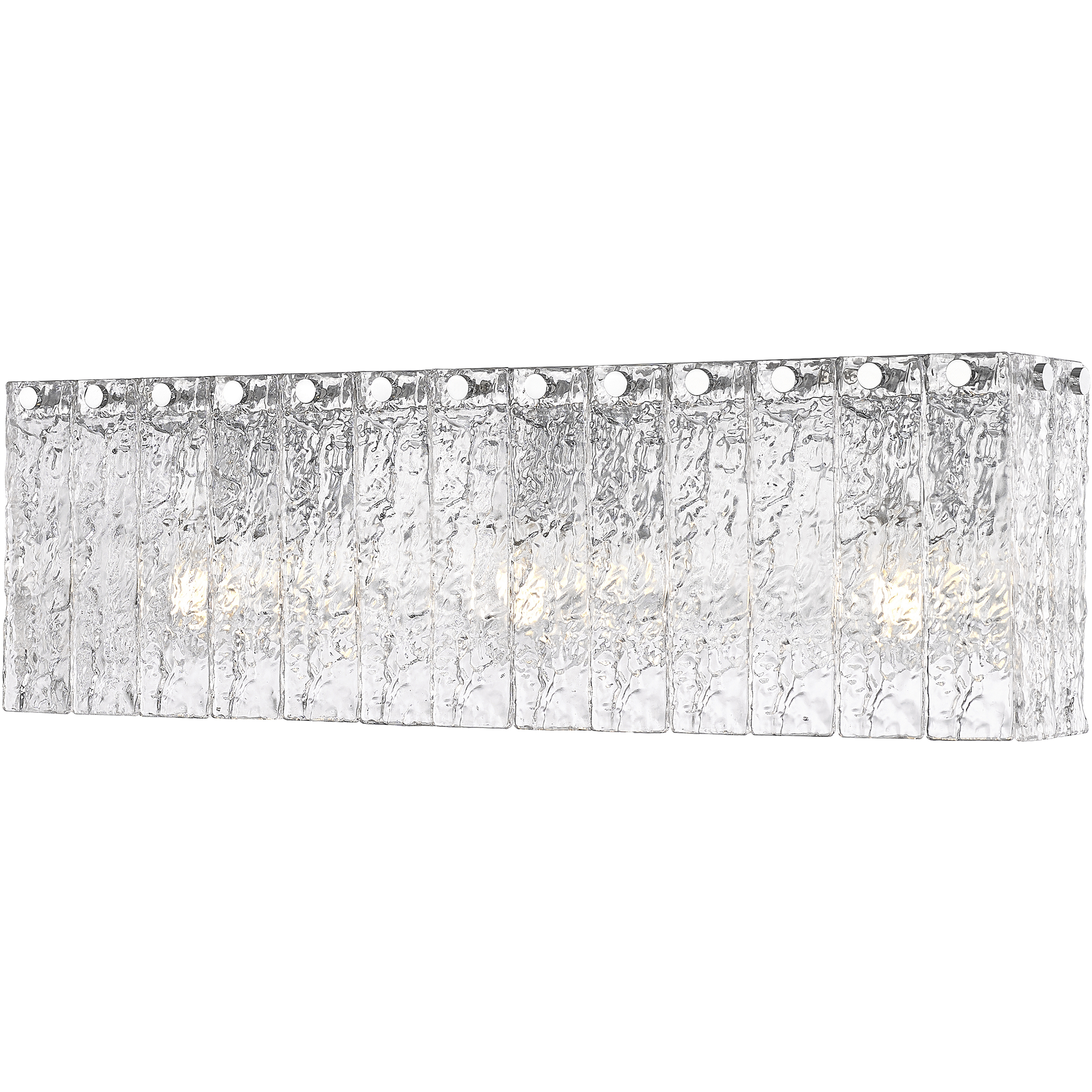 Glacier 3 Light 24 inch Chrome Vanity Wall Light