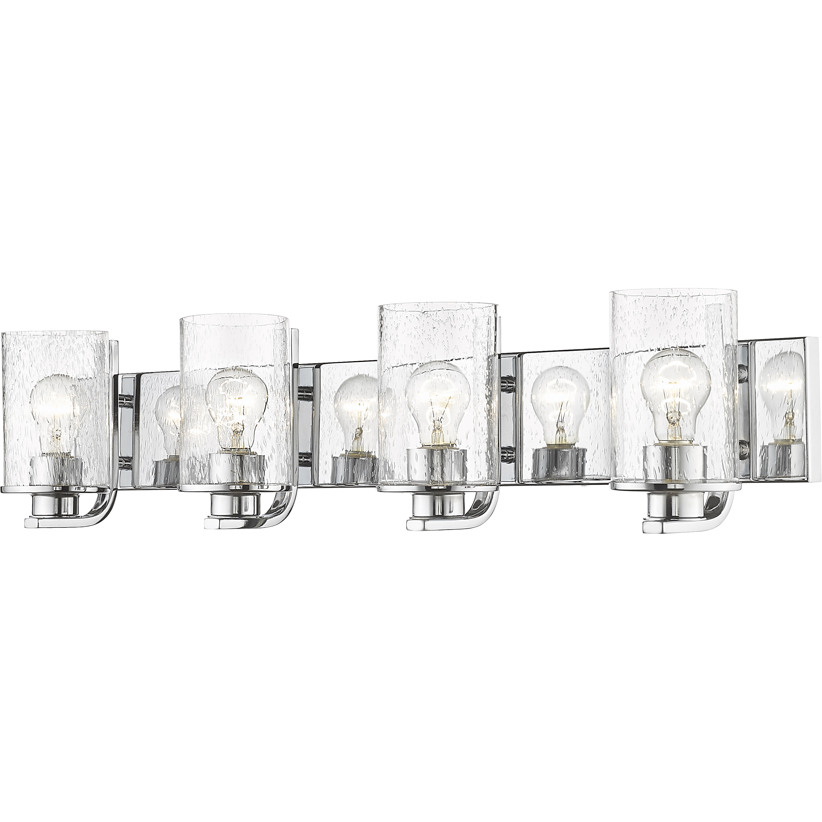 Beckett 4 Light 34 inch Chrome Vanity Wall Light