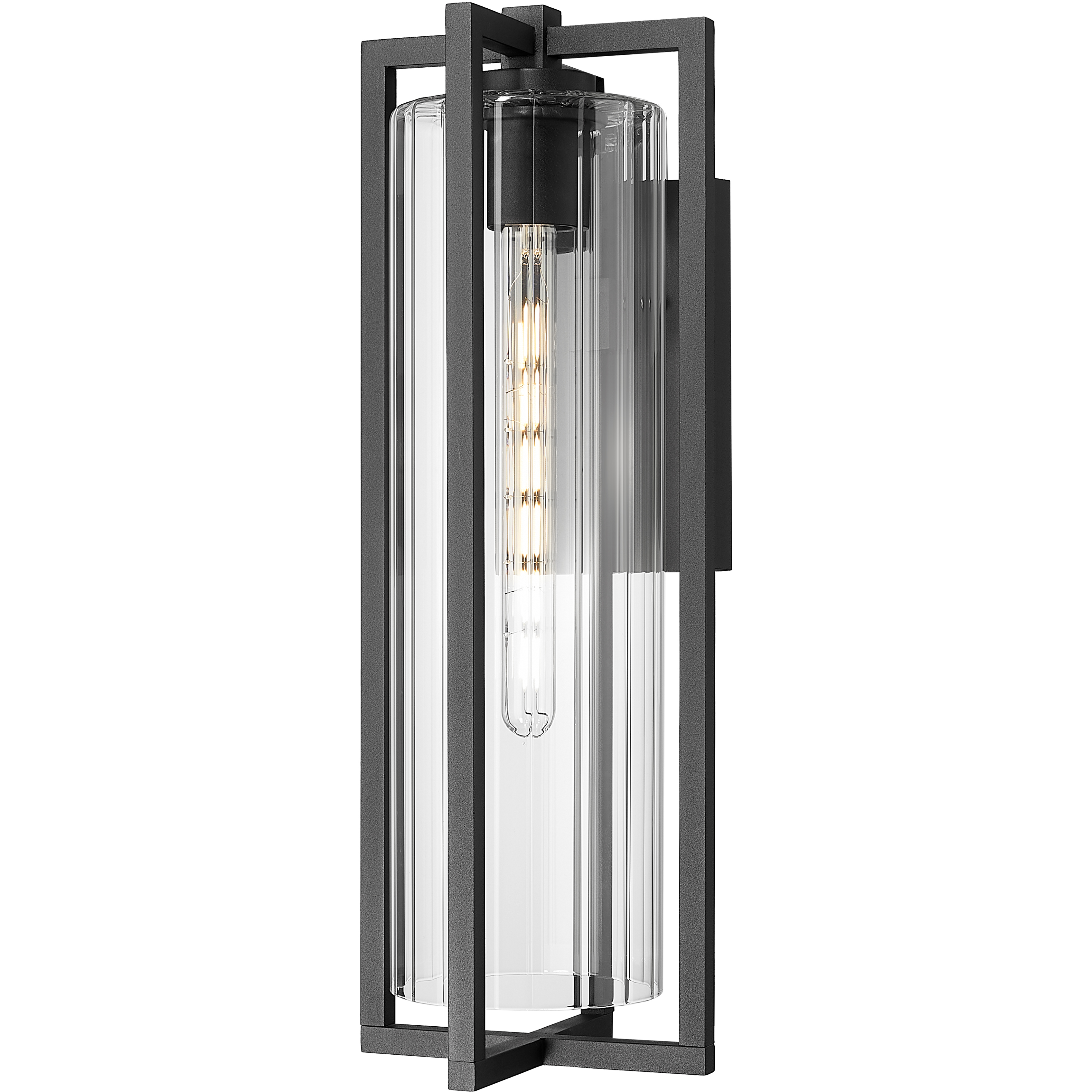 Aura Outdoor Wall Light in Black, G9