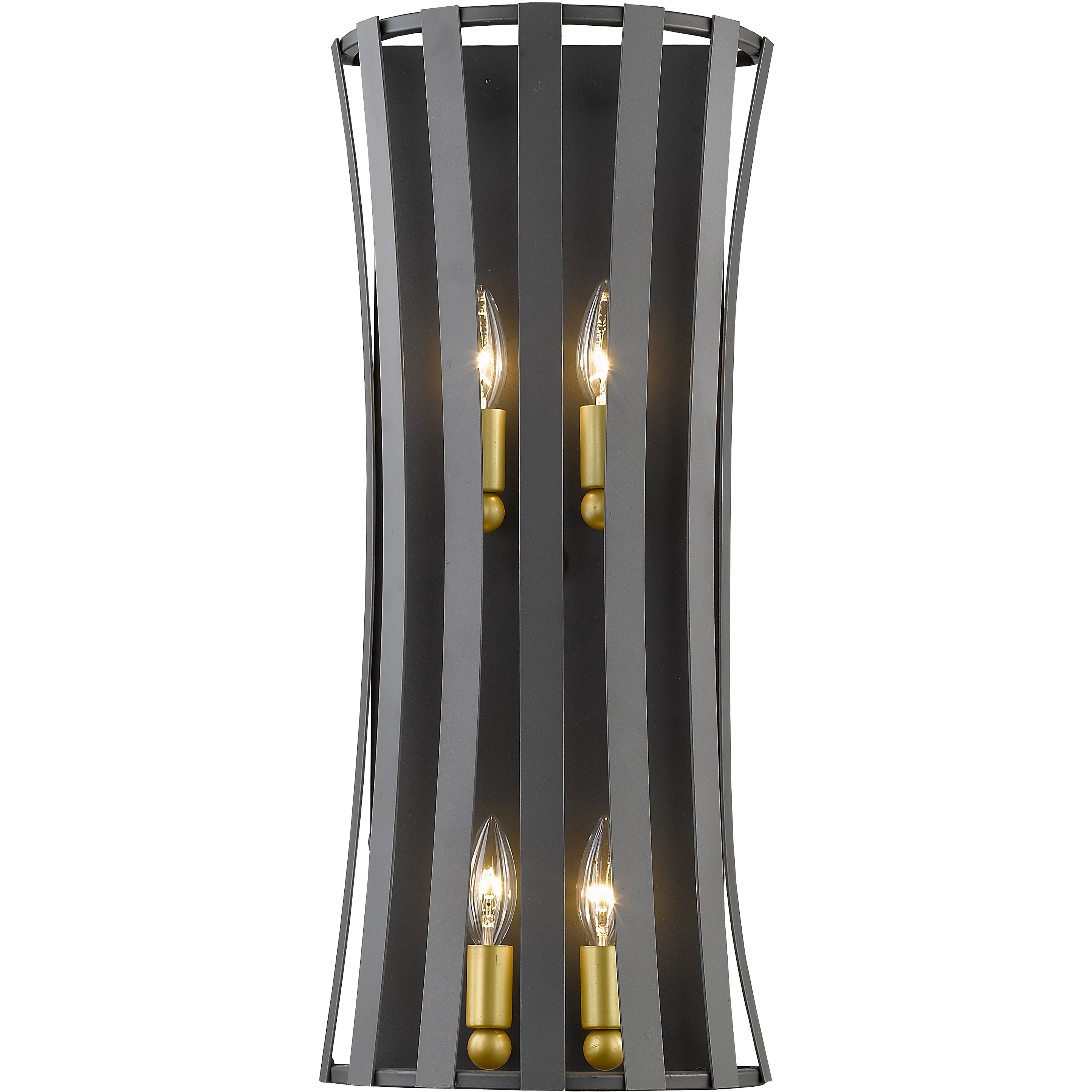 Geist 4 Light 10.5 inch Bronze Gold Wall Sconce Wall Light