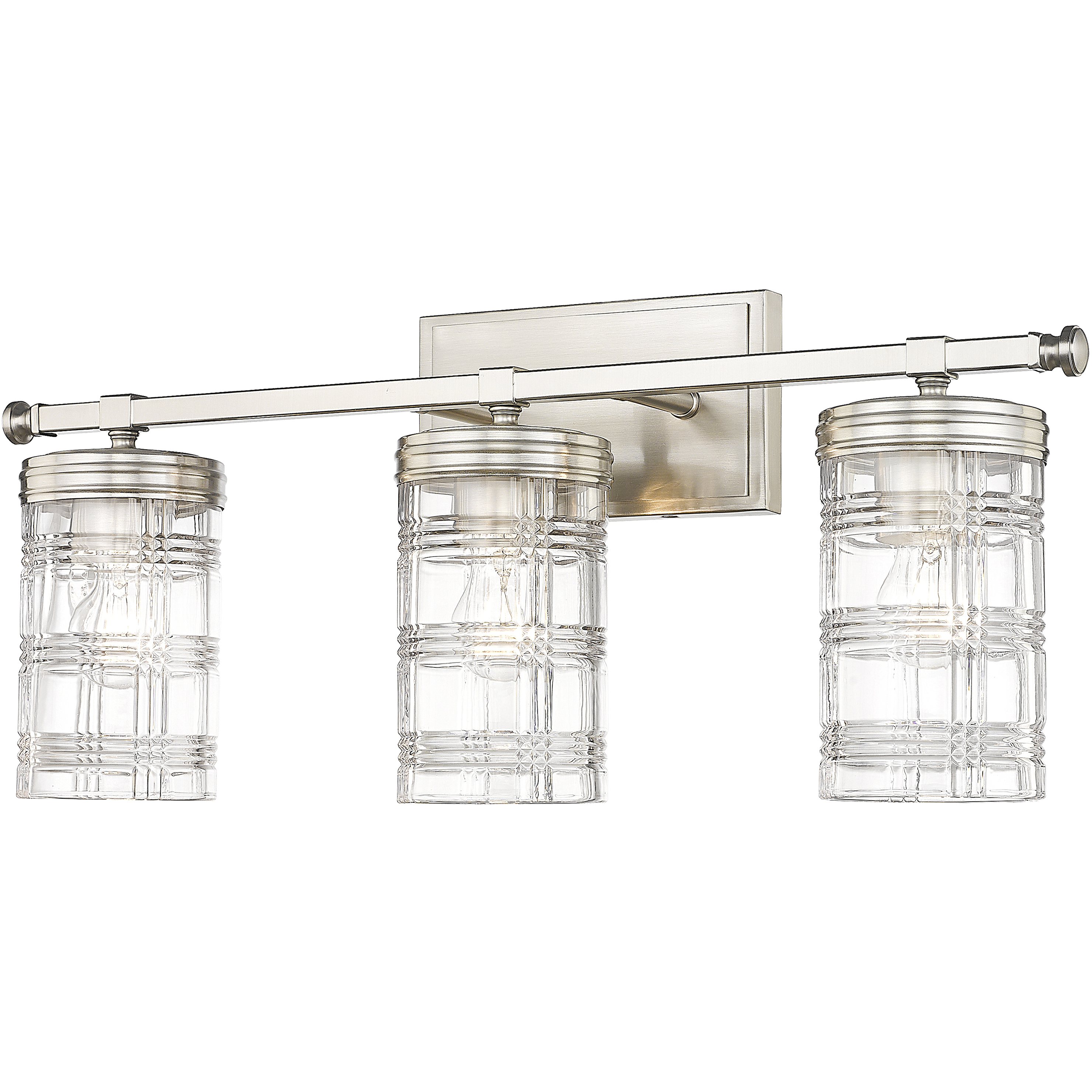 Archer 3 Light 25 inch Brushed Nickel Vanity Wall Light