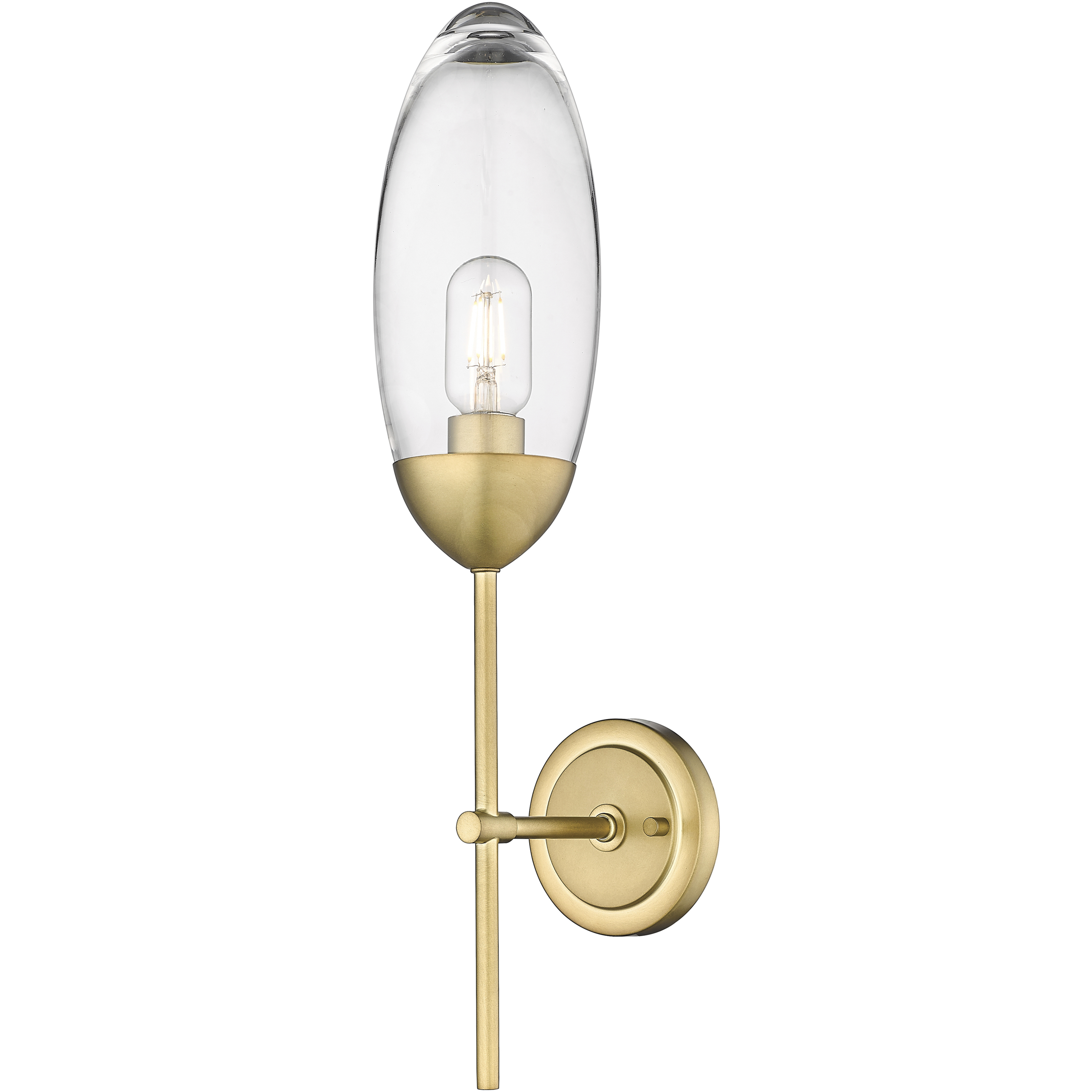 Arden 1 Light 4.5 inch Rubbed Brass Wall Sconce Wall Light