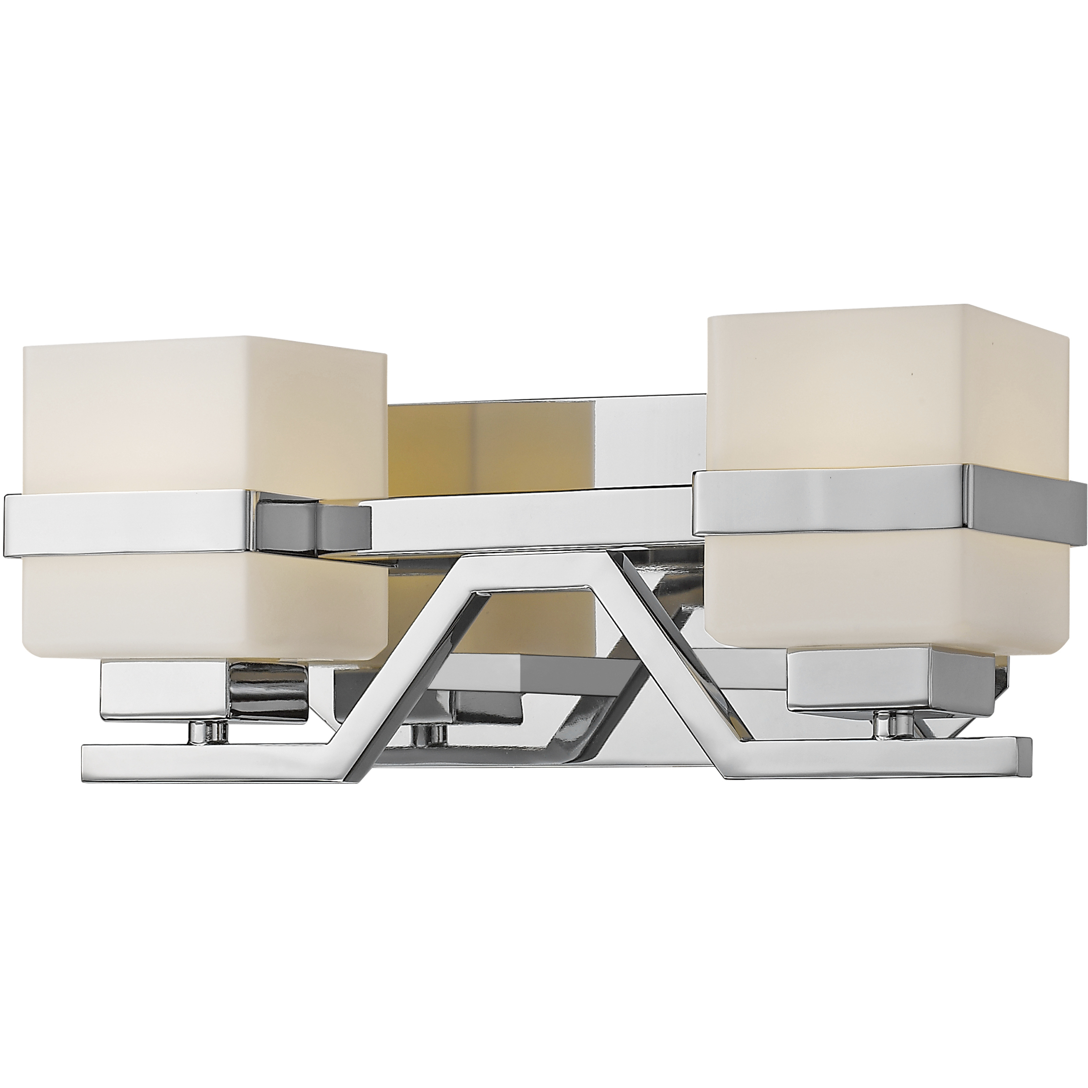 Z-Lite 1915-2V-CH-LED Ascend LED 13.5 inch Chrome Vanity Wall Light