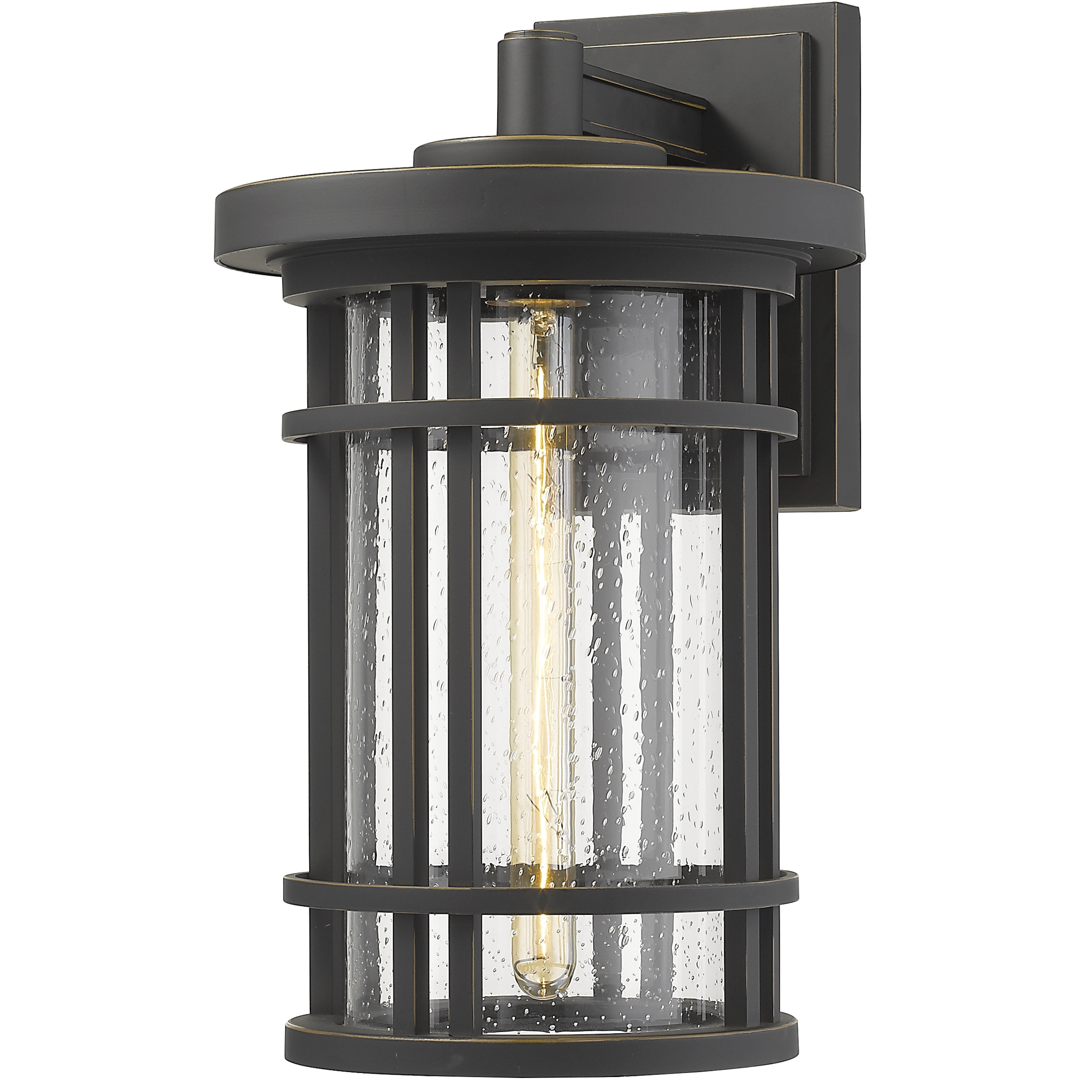 Jordan 1 Light 16.75 inch Oil Rubbed Bronze Outdoor Wall Light