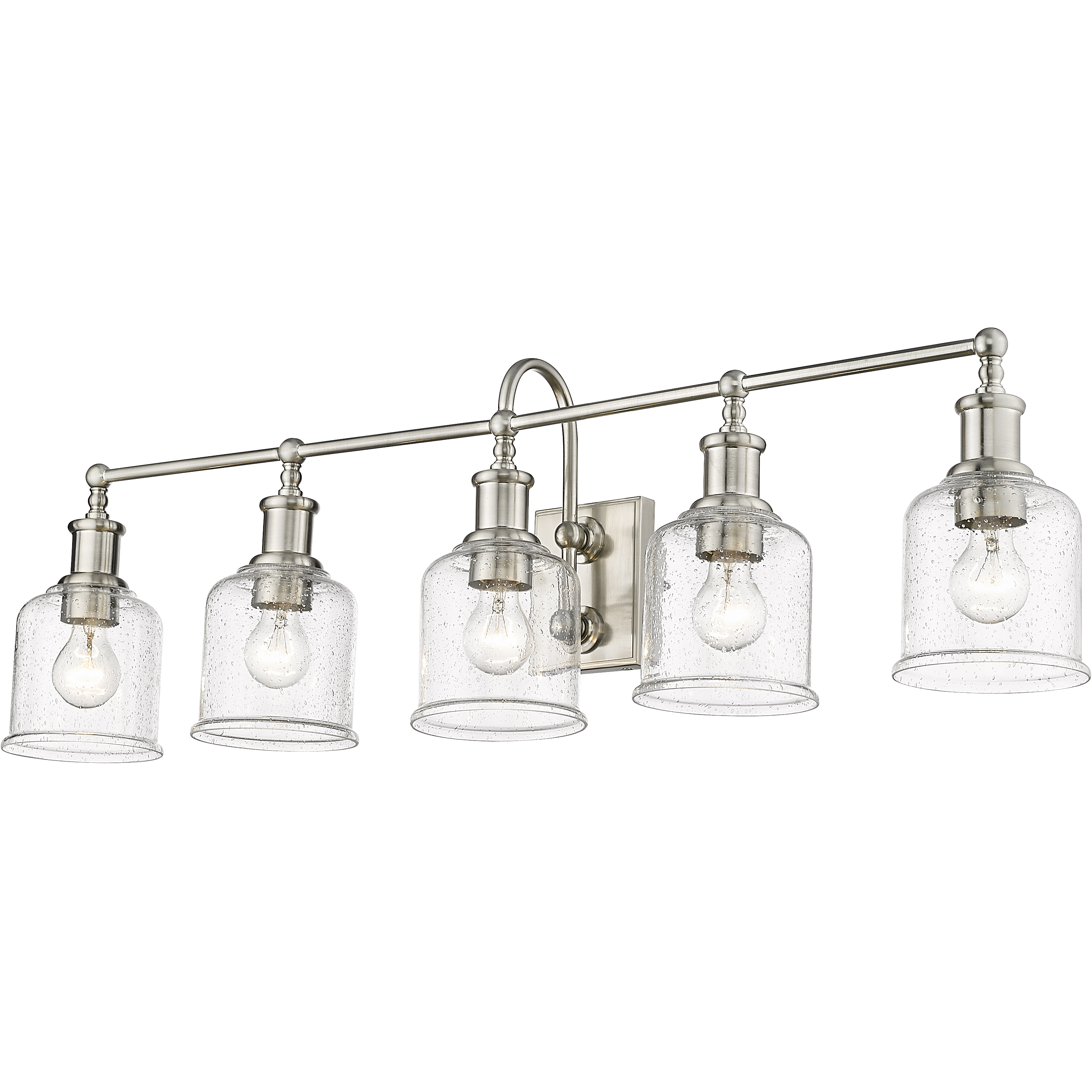 Bryant 5 Light 40.5 inch Brushed Nickel Vanity Wall Light