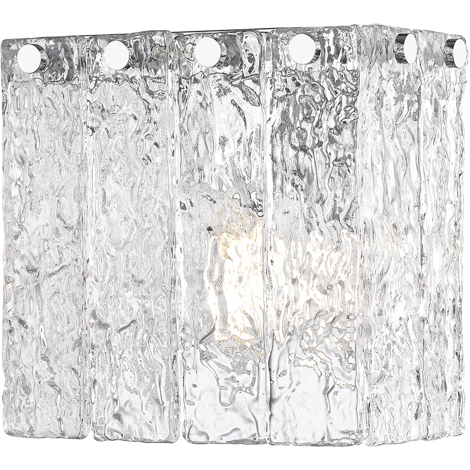Glacier Wall Sconce Wall Light in Chrome