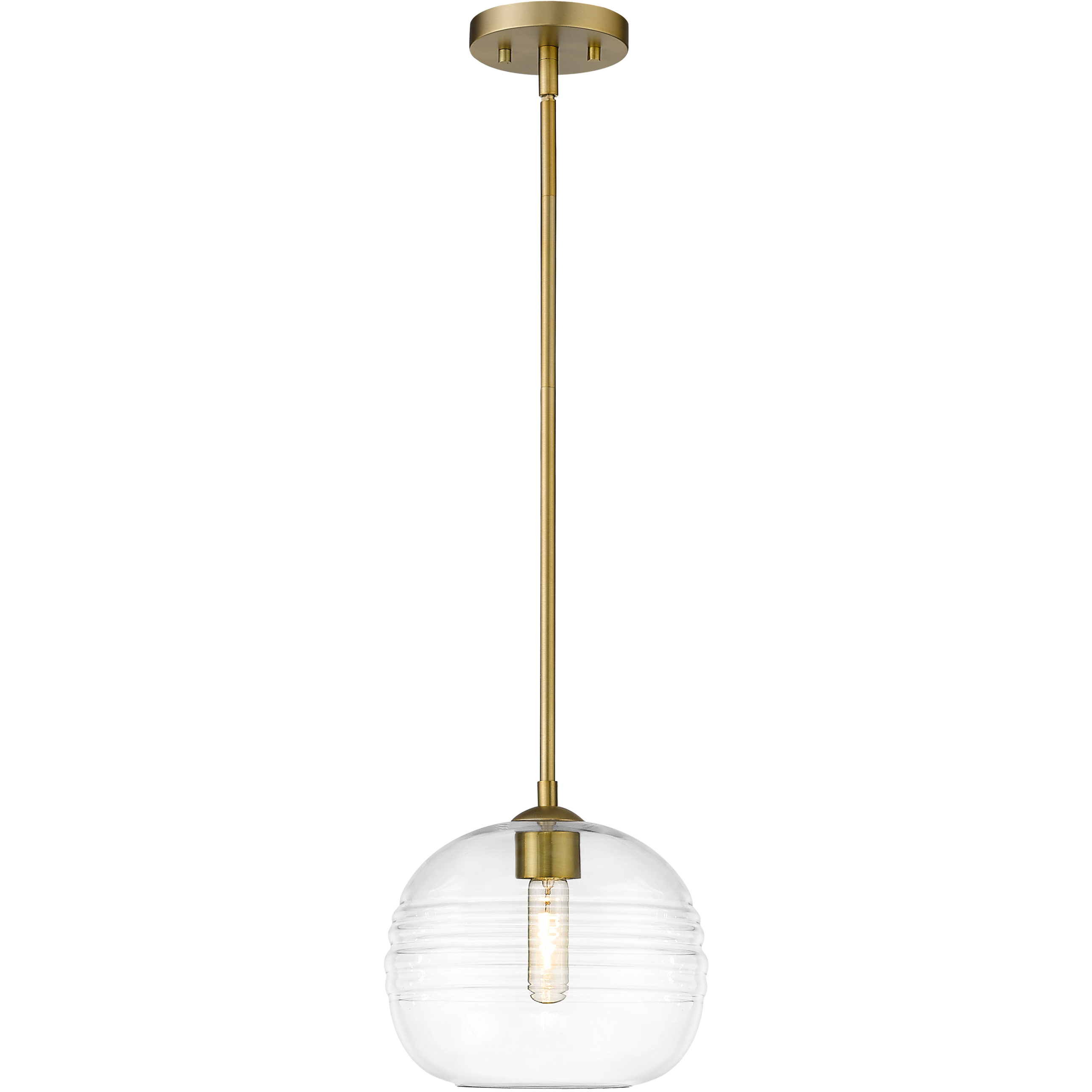 Harmony 1 Light 10 inch Olde Brass Pendant Ceiling Light