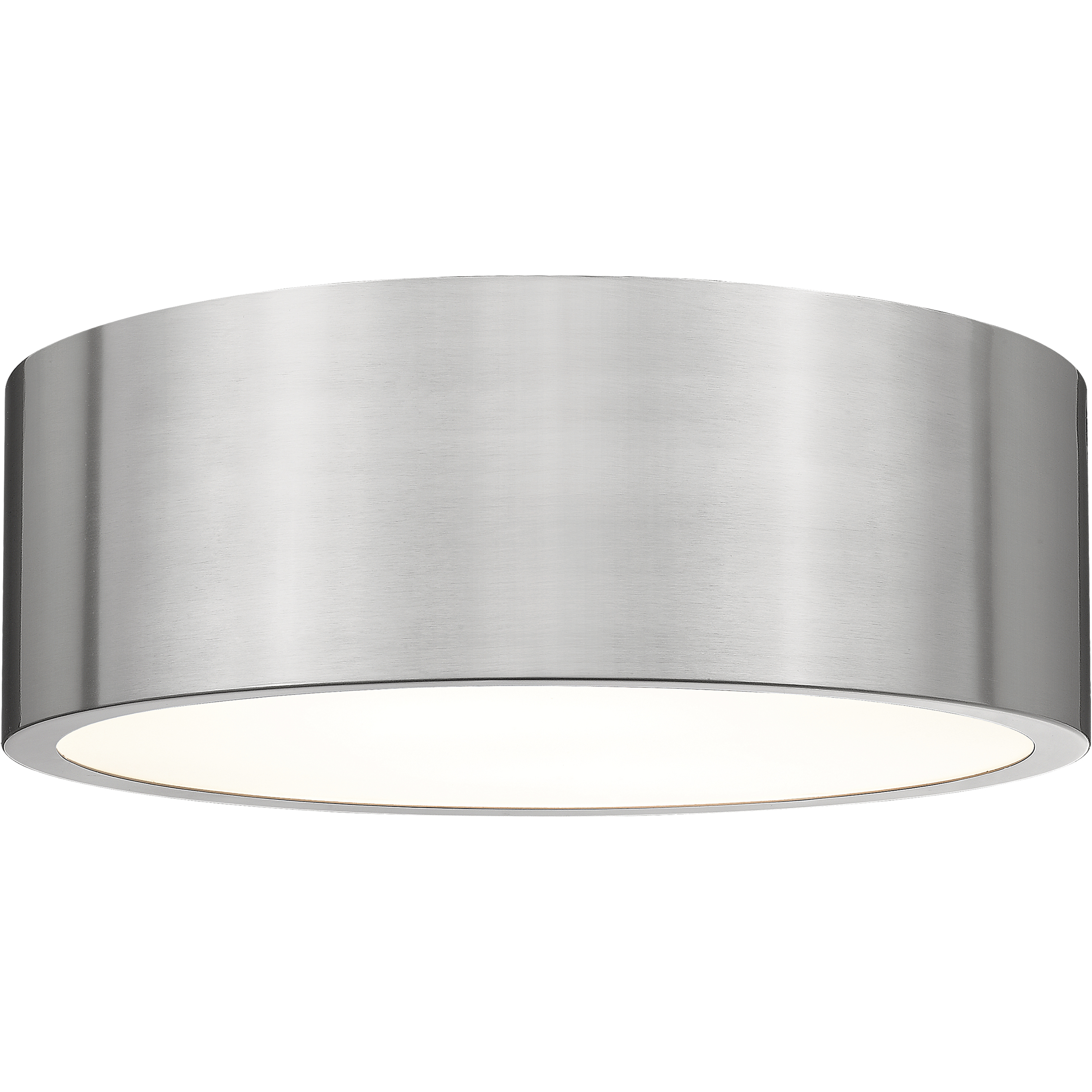 Harley 3 Light 16 inch Brushed Nickel Flush Mount Ceiling Light