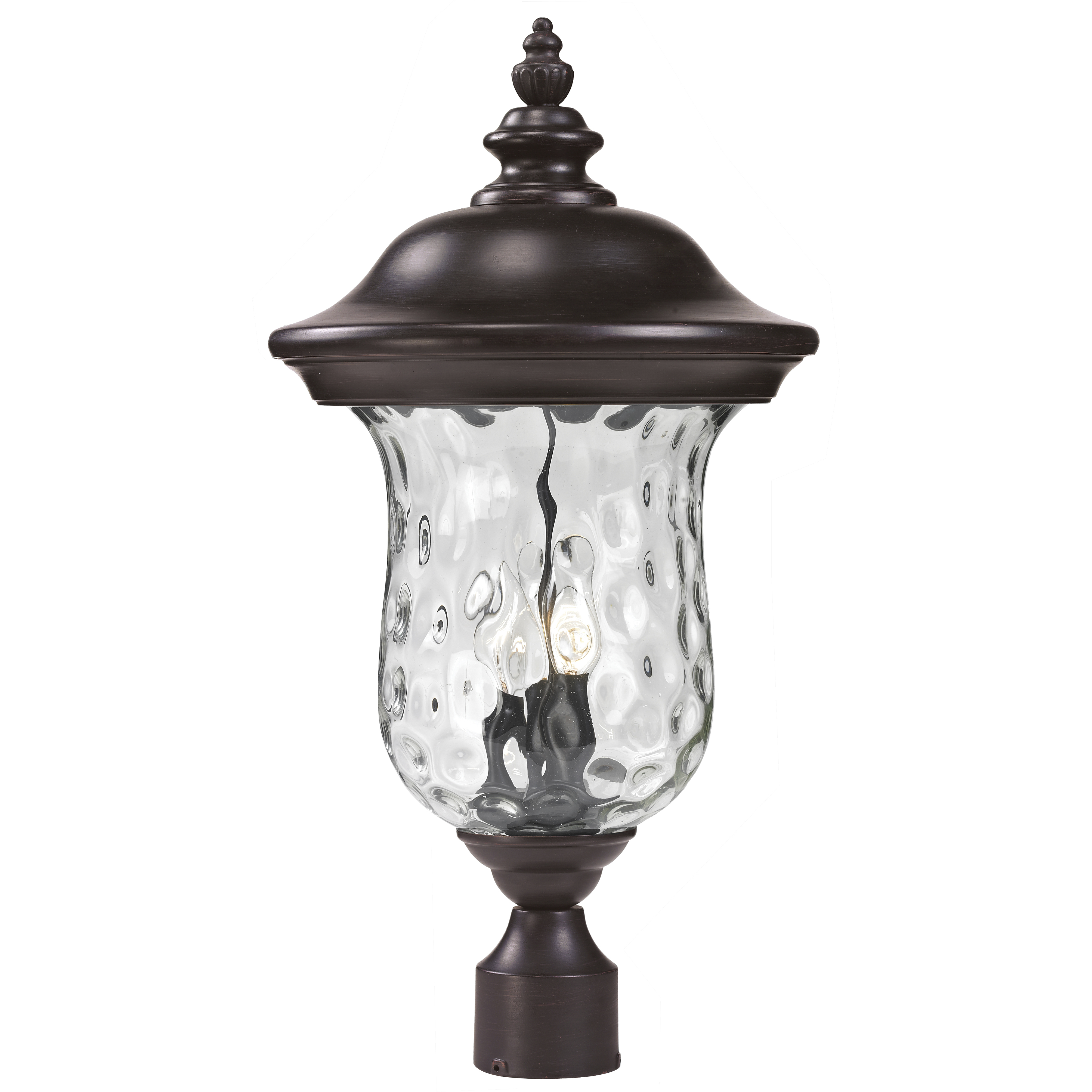 Armstrong 3 Light 23.5 inch Bronze Outdoor Post Mount Fixture