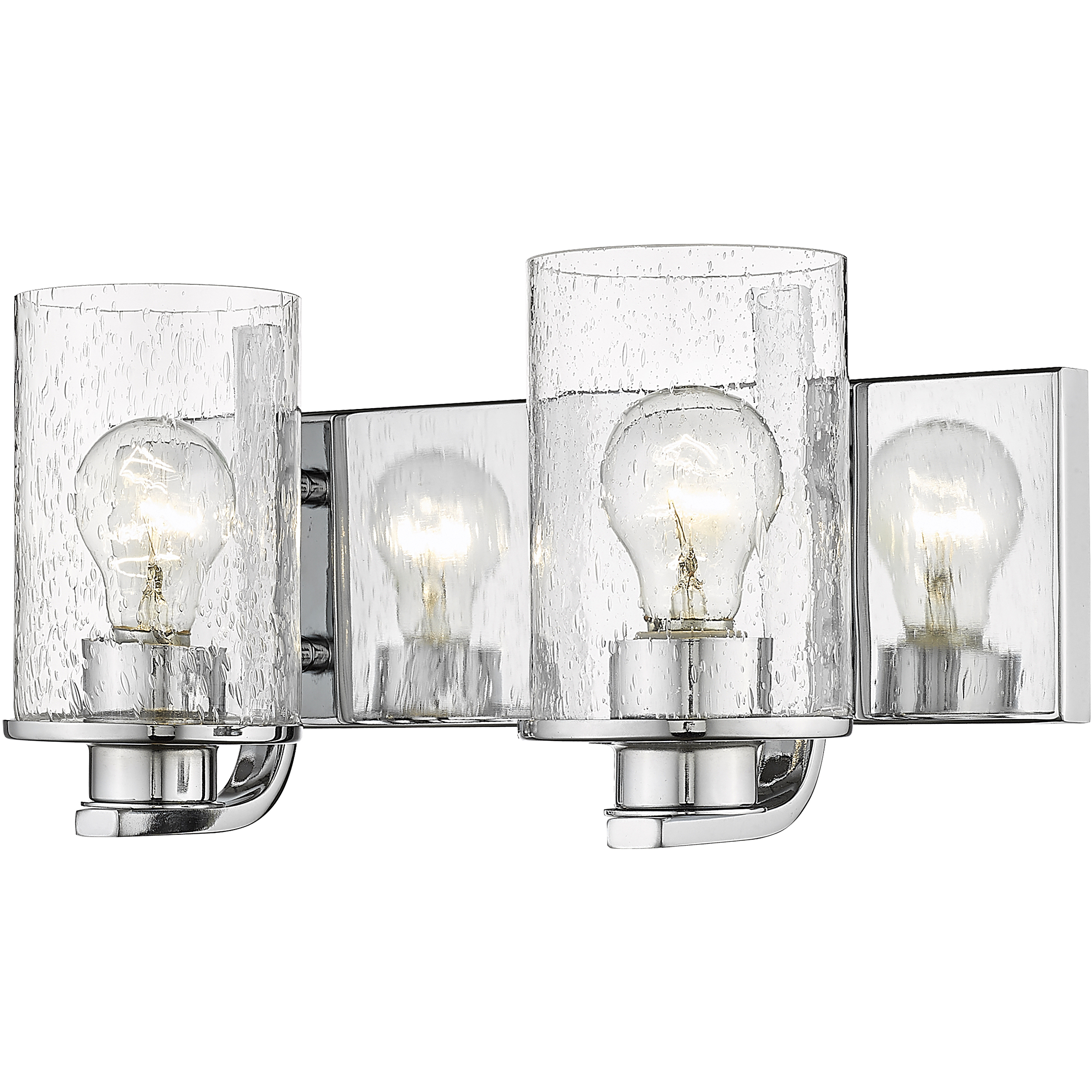 Beckett 2 Light 16 inch Chrome Vanity Wall Light