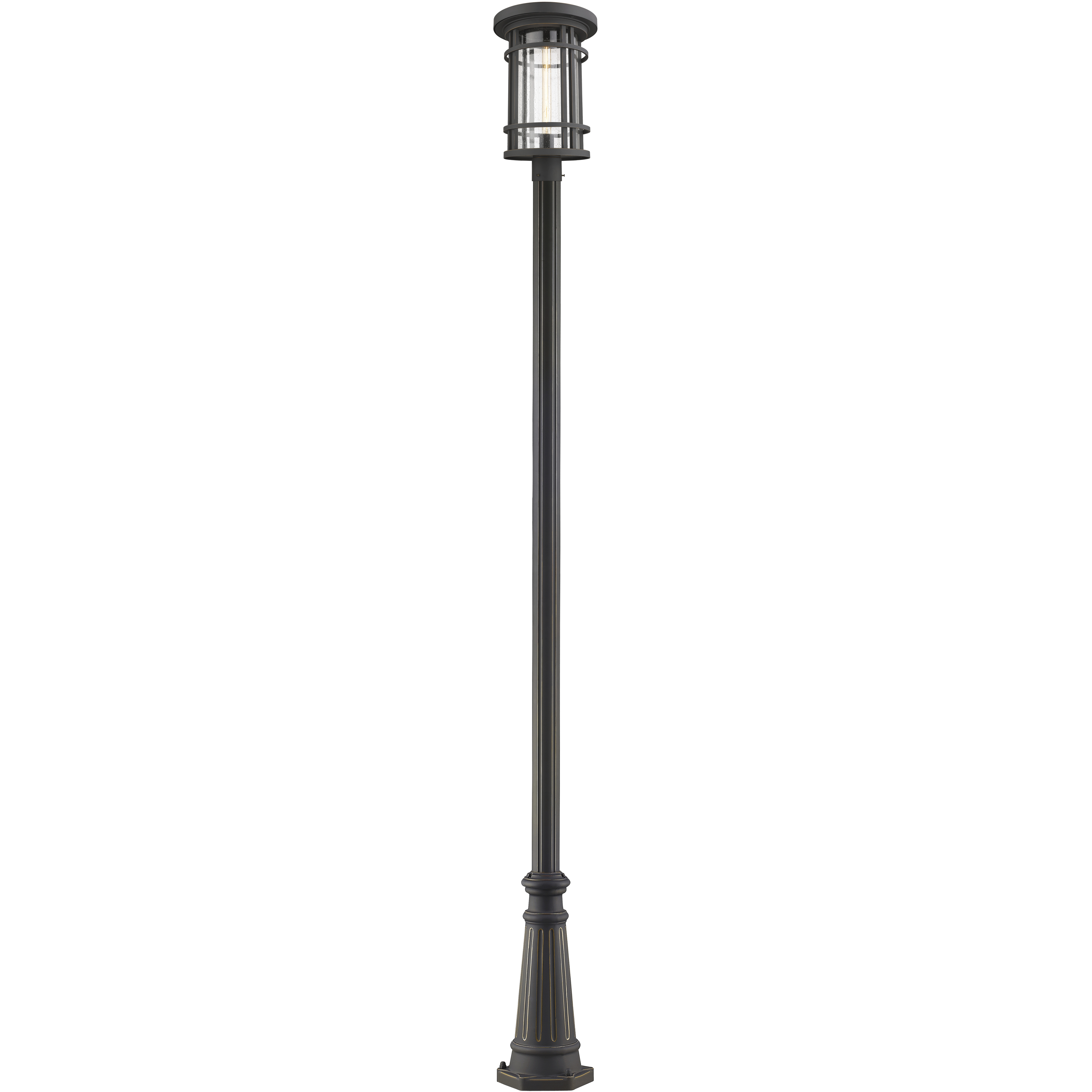 Jordan 1 Light 114 inch Oil Rubbed Bronze Outdoor Post Mounted Fixture