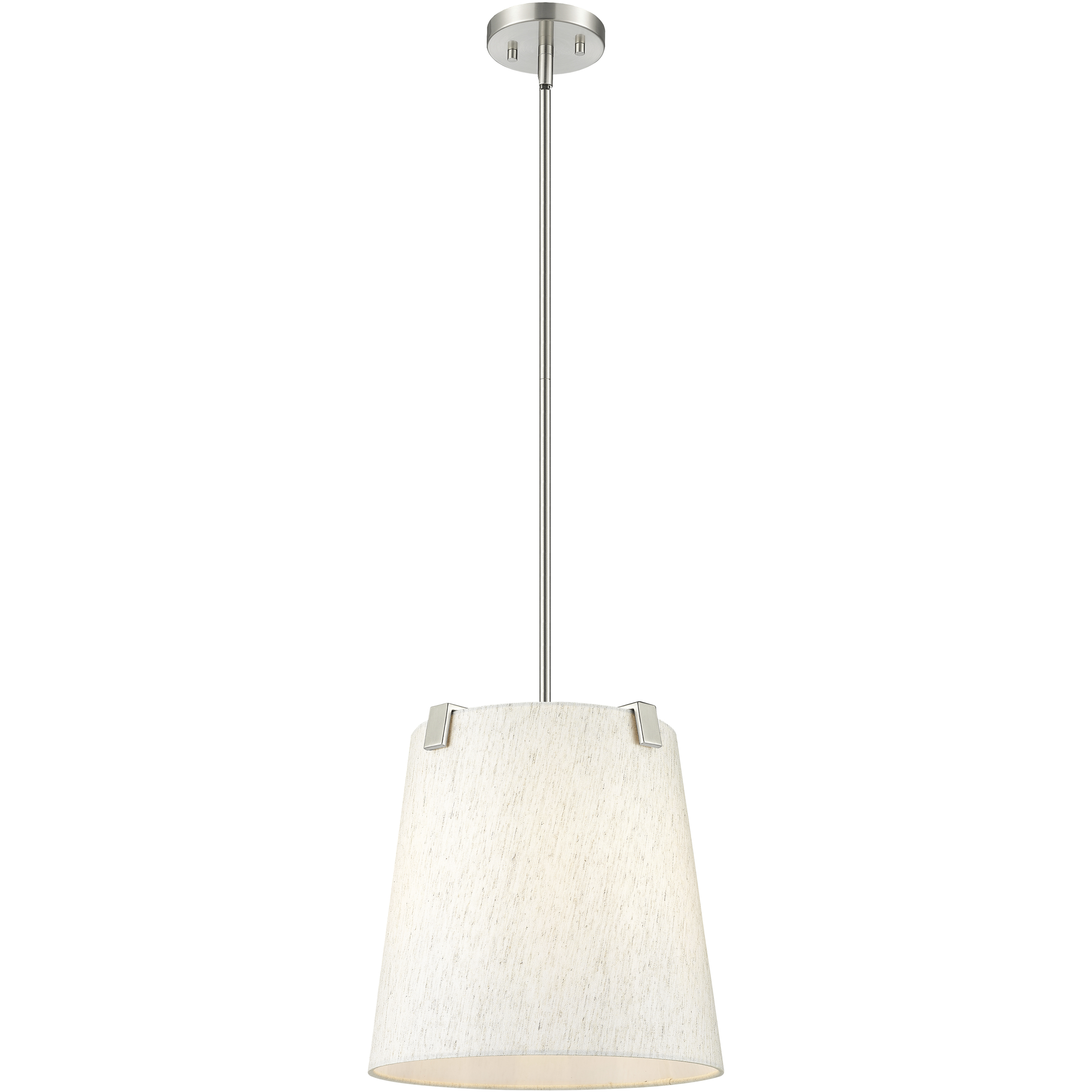 Weston 3 Light 13 inch Brushed Nickel Pendant Ceiling Light