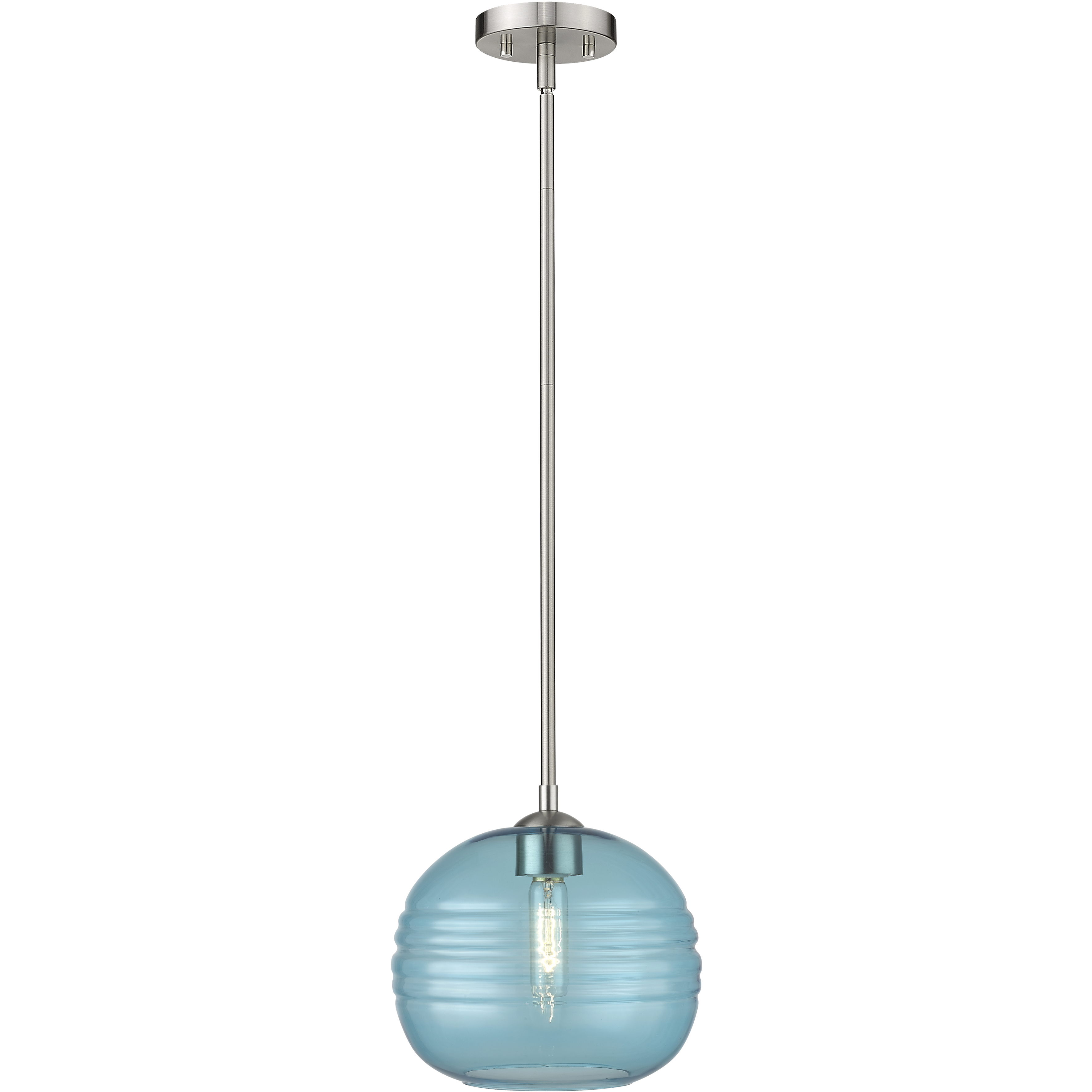 Harmony 1 Light 10 inch Brushed Nickel Pendant Ceiling Light