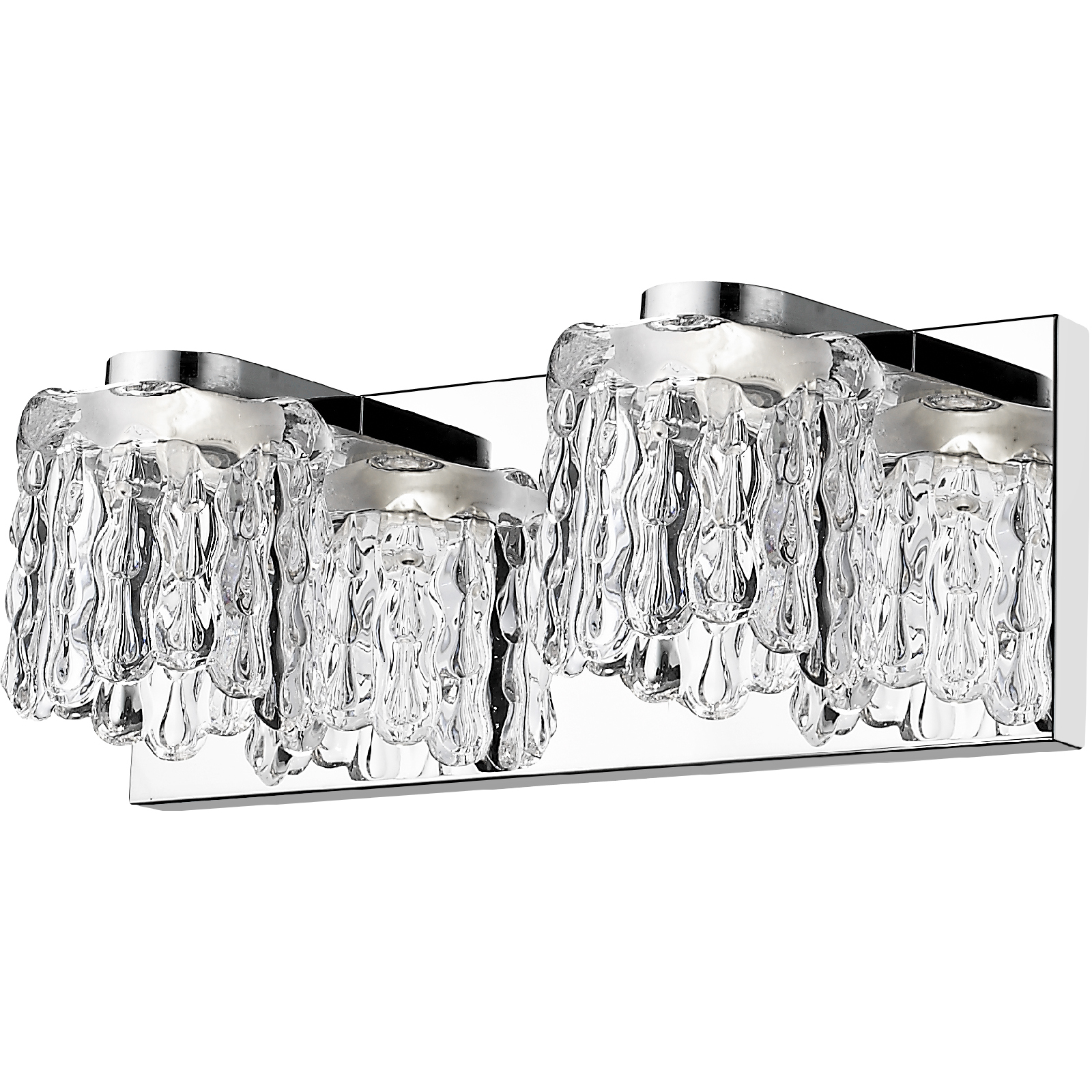 Tempest LED 12.6 inch Chrome Vanity Wall Light in 4.1