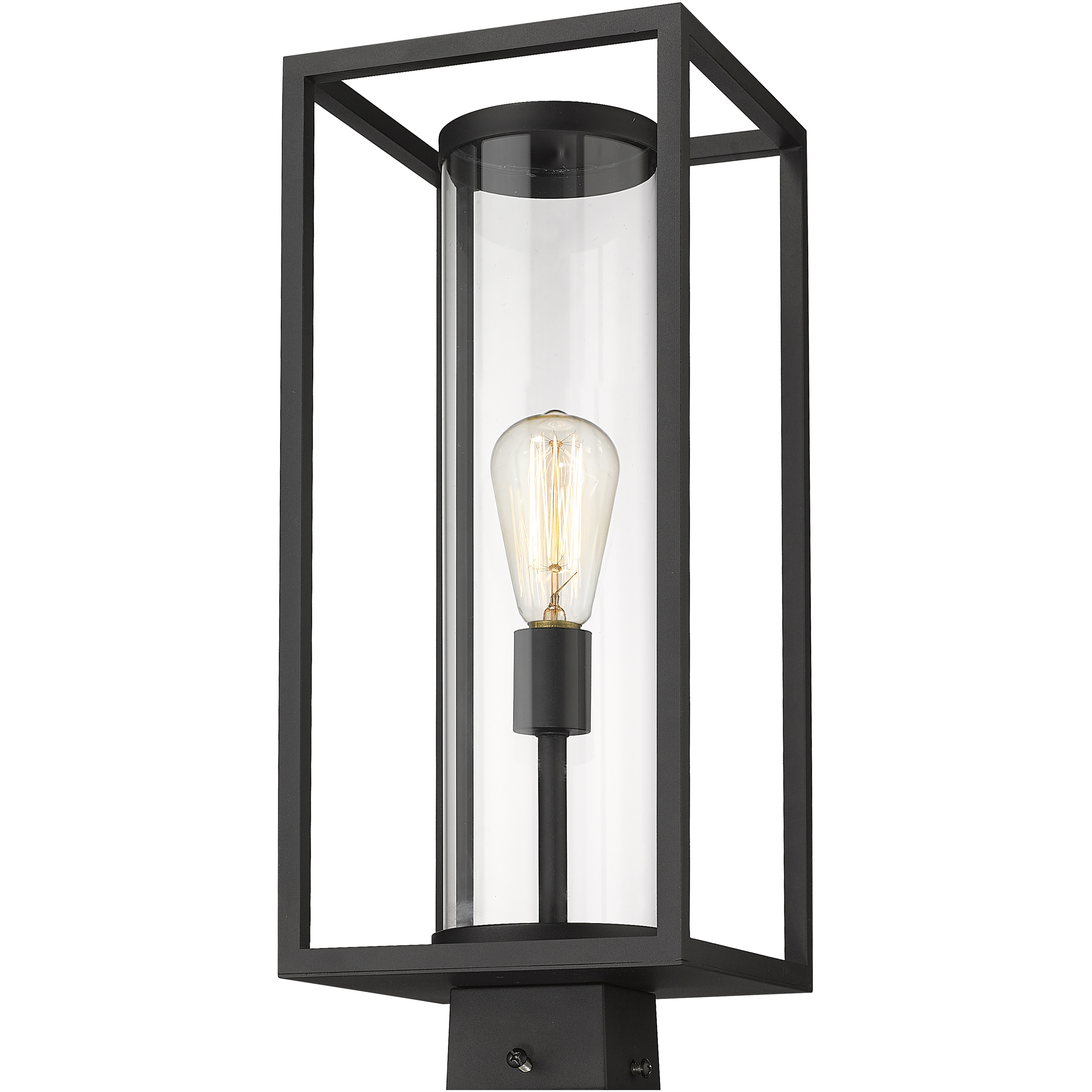 Dunbroch 1 Light 20.25 inch Black Outdoor Post Mount Fixture