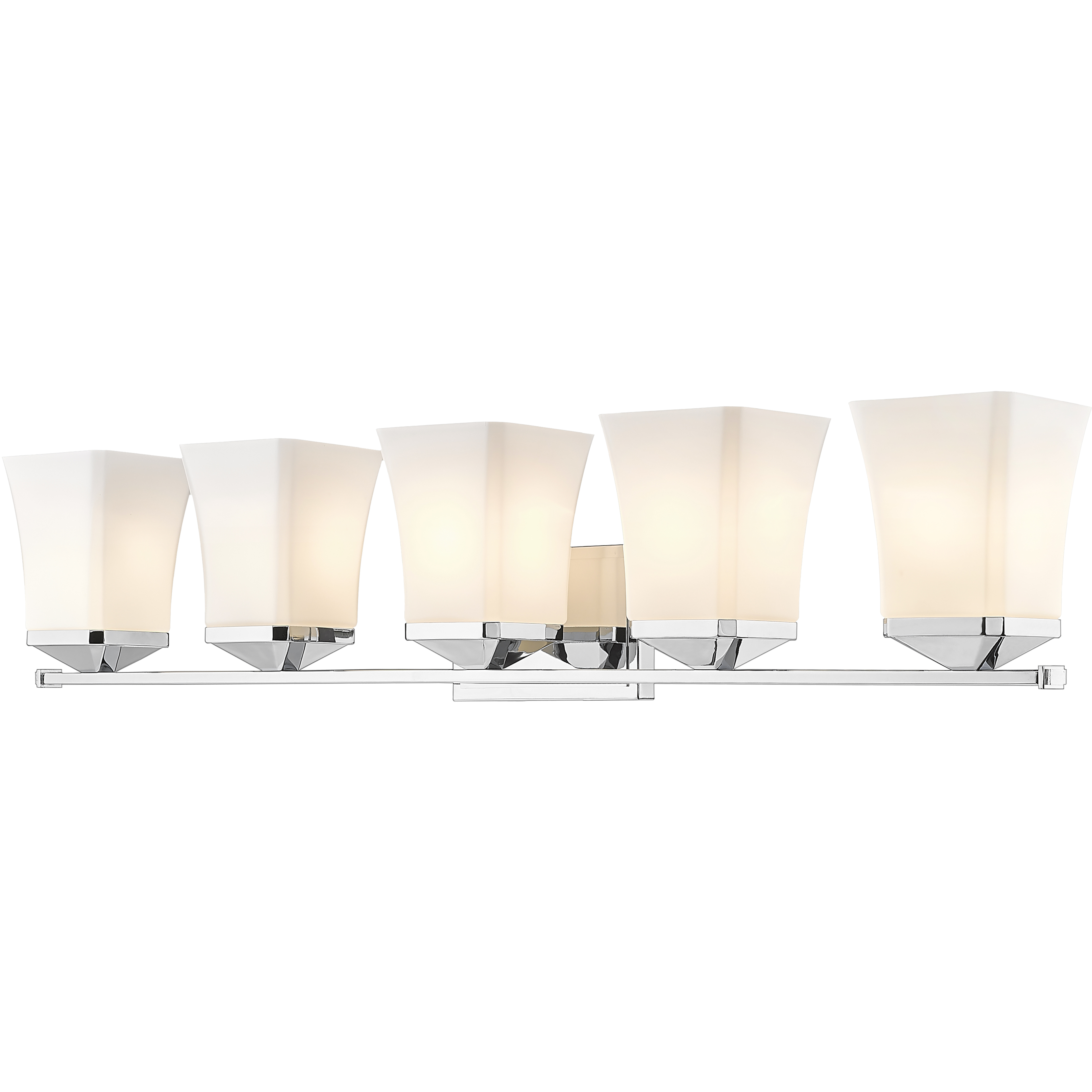 Darcy 5 Light 38 inch Chrome Vanity Wall Light