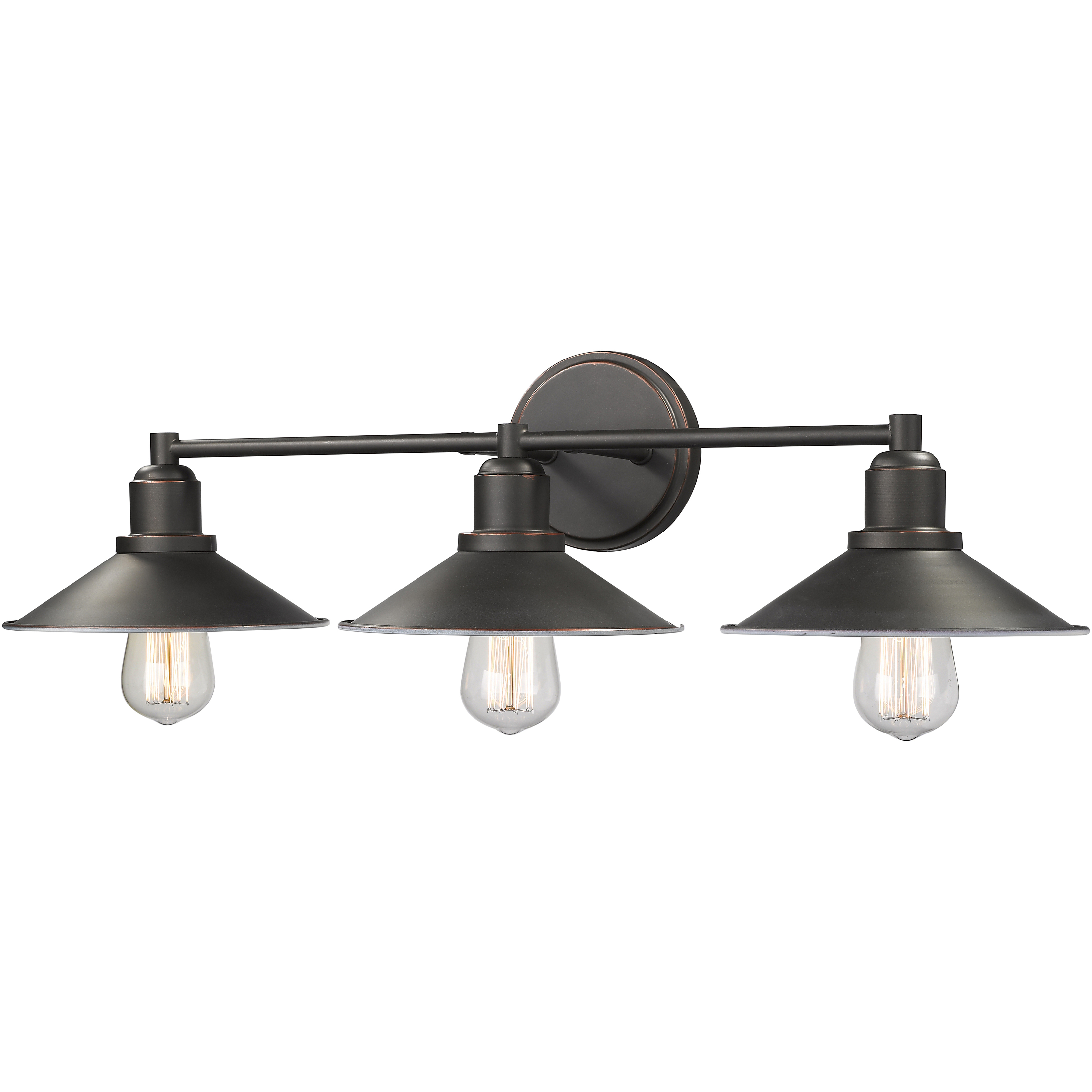 Casa 3 Light 27 inch Olde Bronze Vanity Wall Light in Olde Bronze Steel