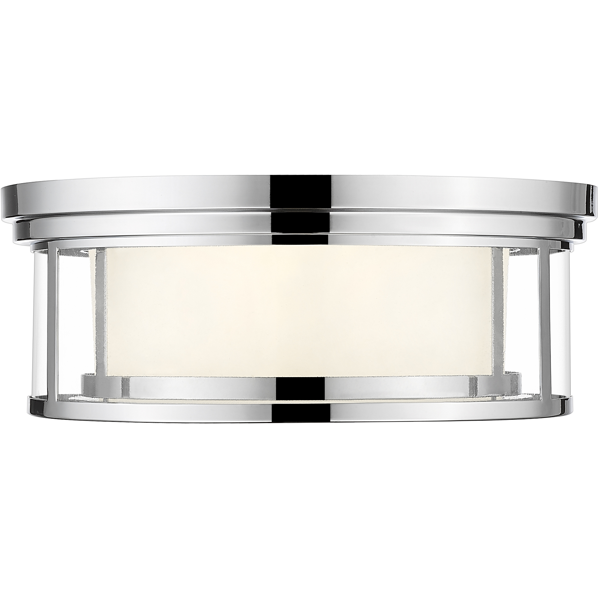 Willow 3 Light 16 inch Chrome Flush Mount Ceiling Light