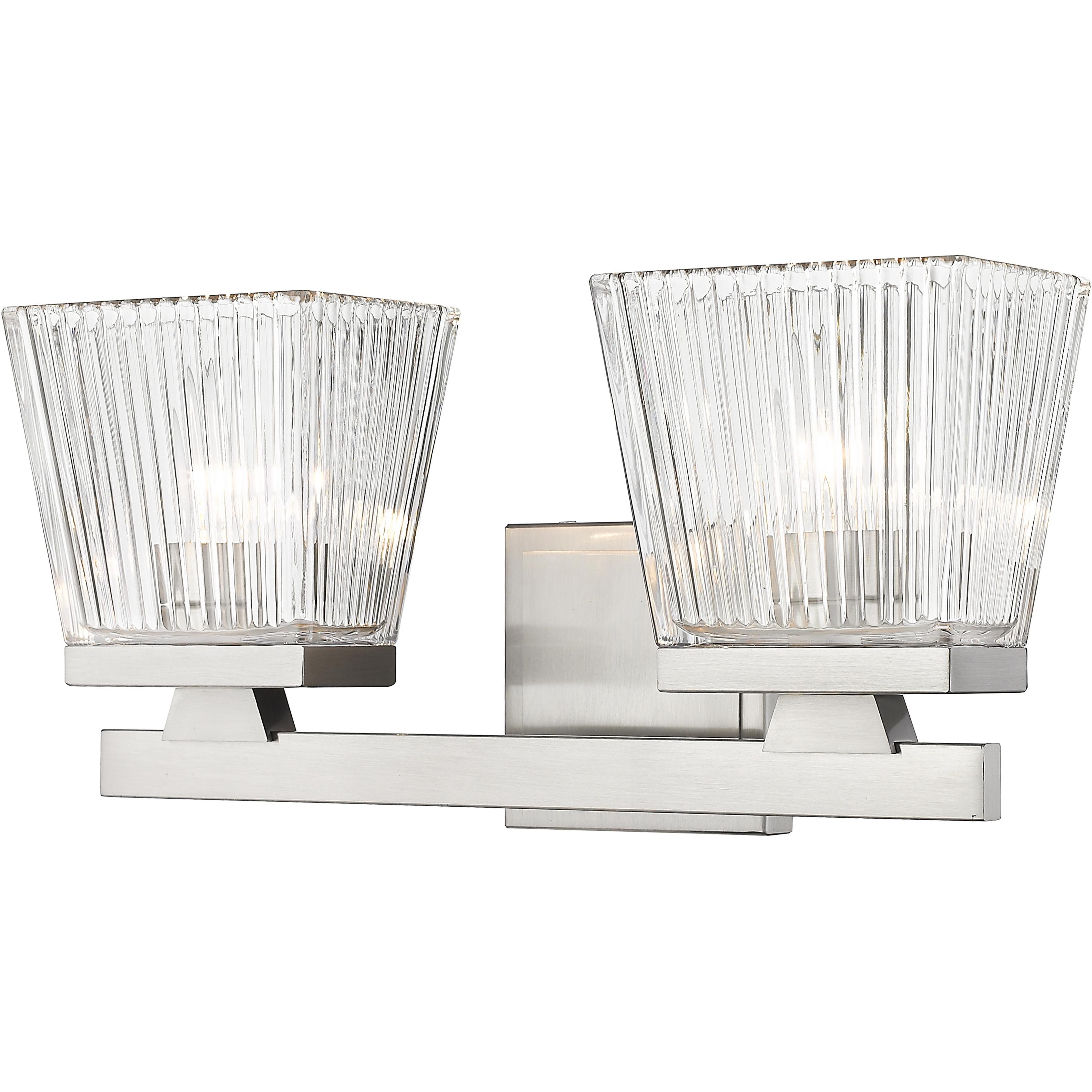 Astor 2 Light 16 inch Brushed Nickel Vanity Wall Light