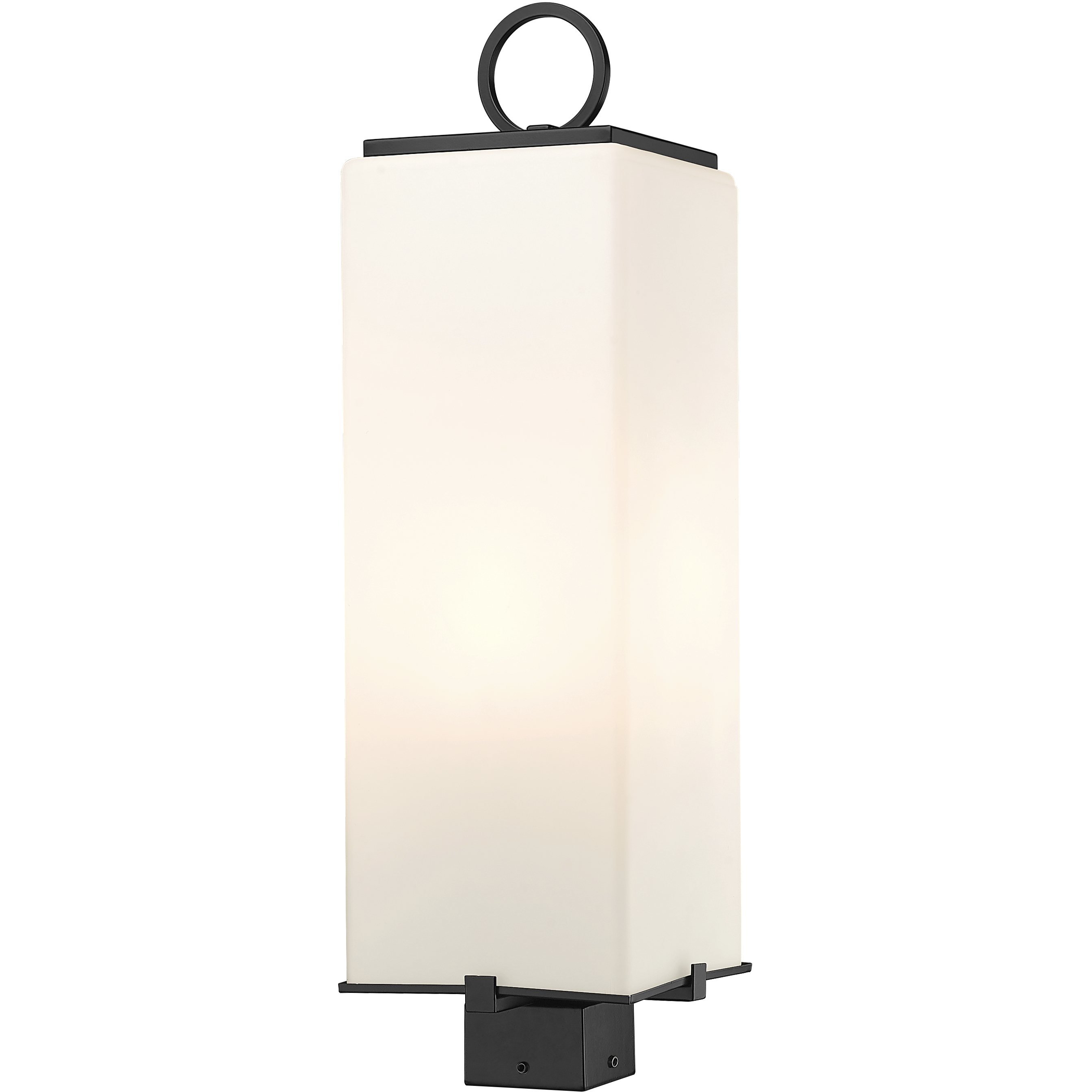 Sana 3 Light 26.25 inch Black Outdoor Post Mount Fixture