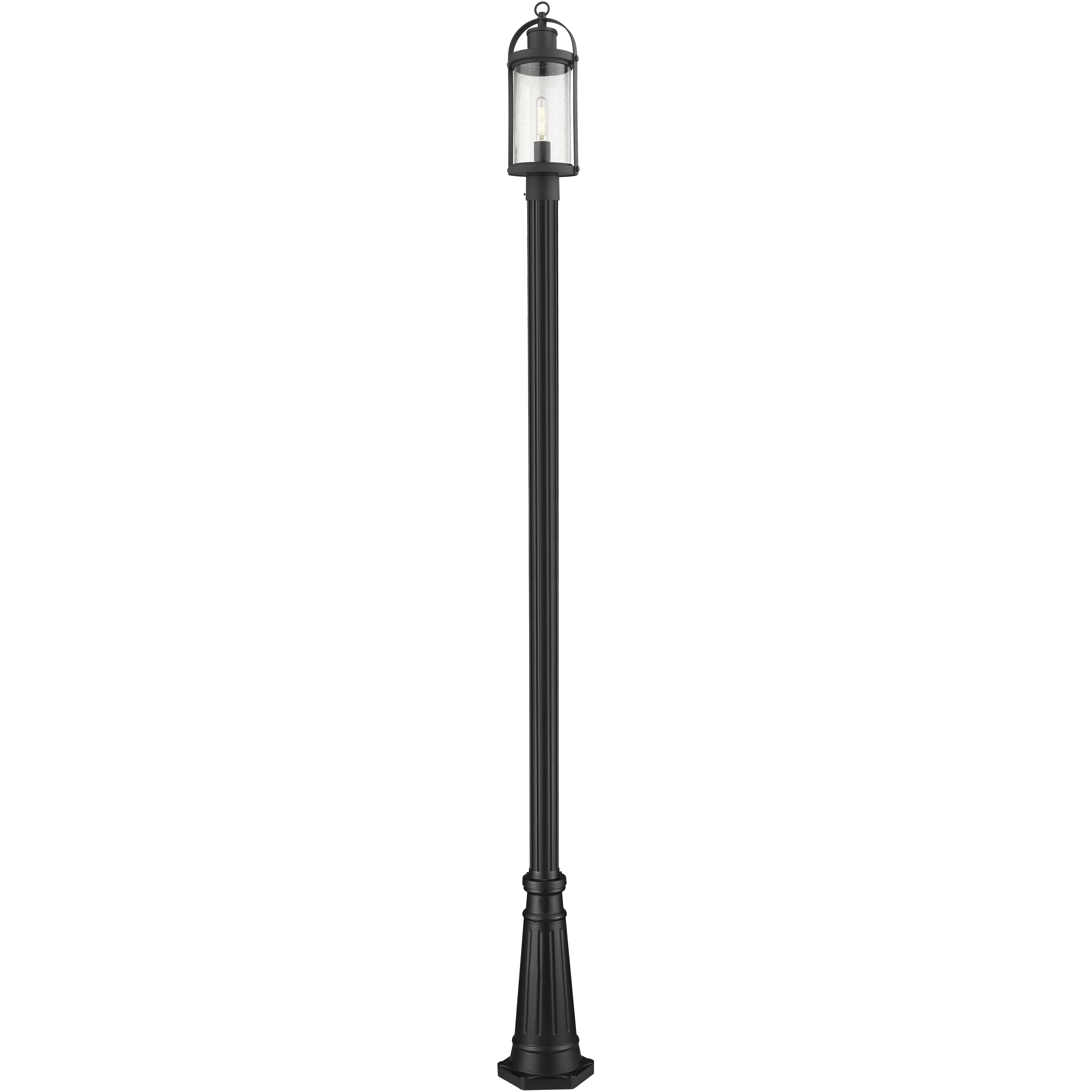 Z-Lite 569PHM-519P-BK Roundhouse 1 Light 114.25 inch Black
