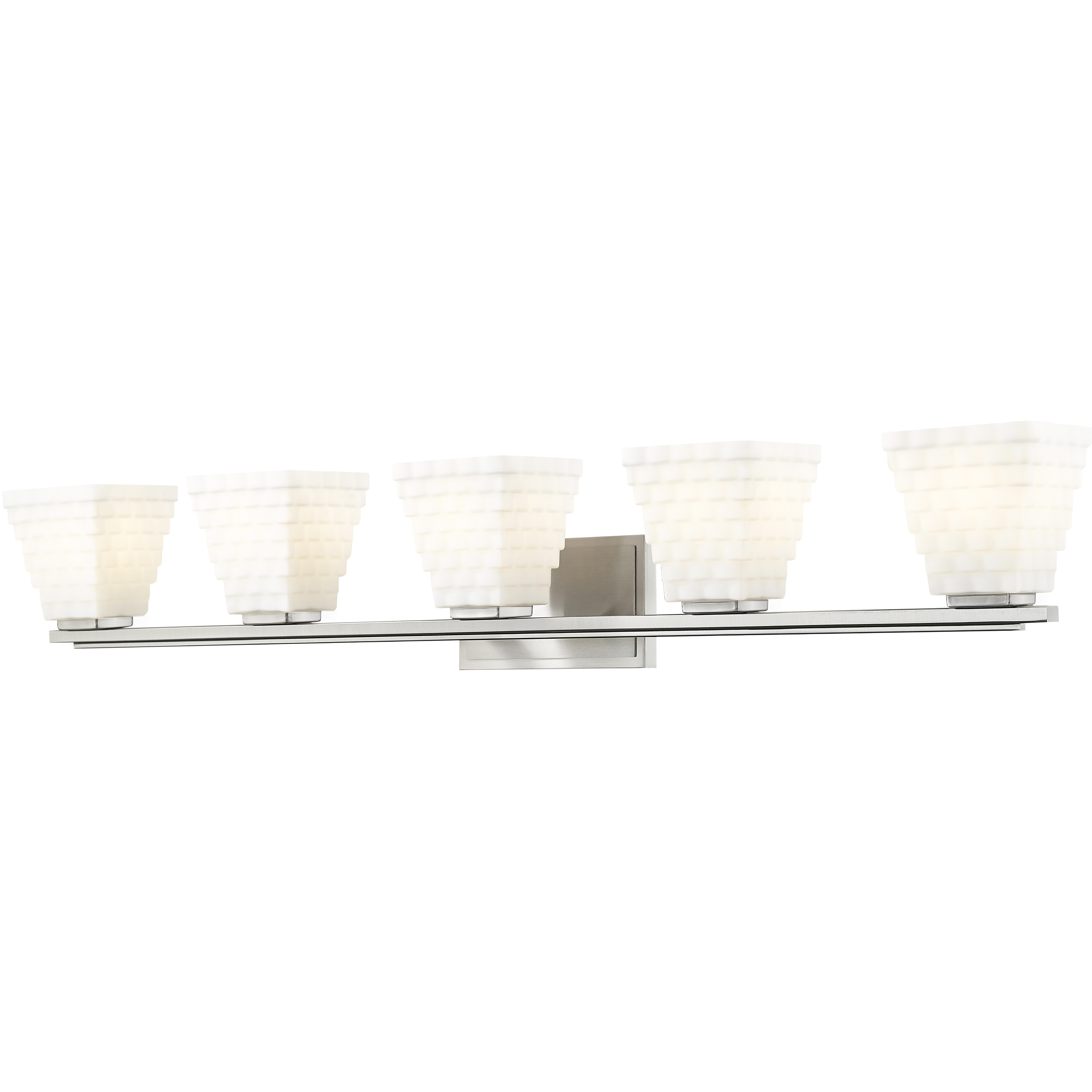Annalise 5 Light 42 inch Brushed Nickel Vanity Wall Light