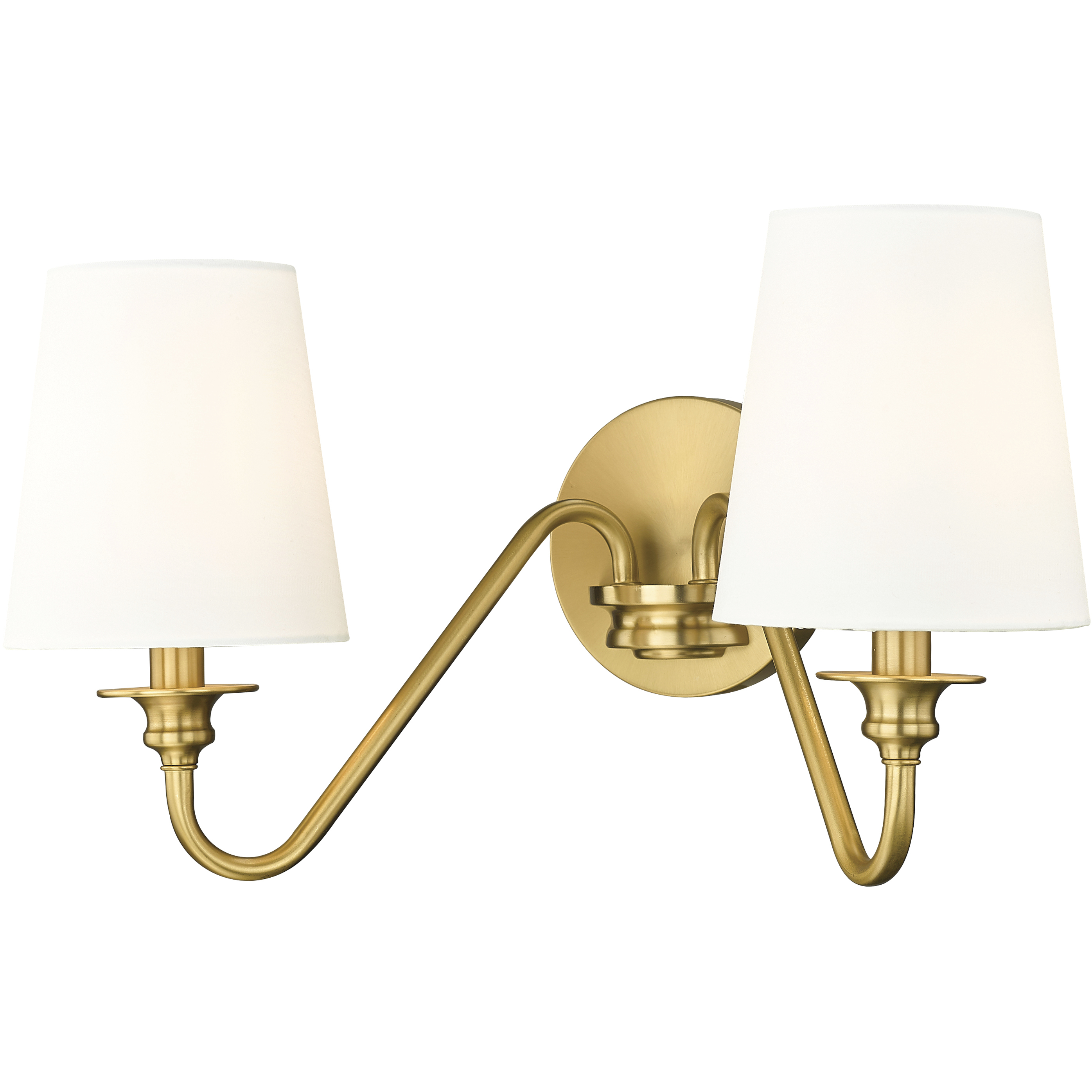 Z-Lite 7509-2S-MGLD Gianna 2 Light 20 inch Modern Gold Wall Sconce