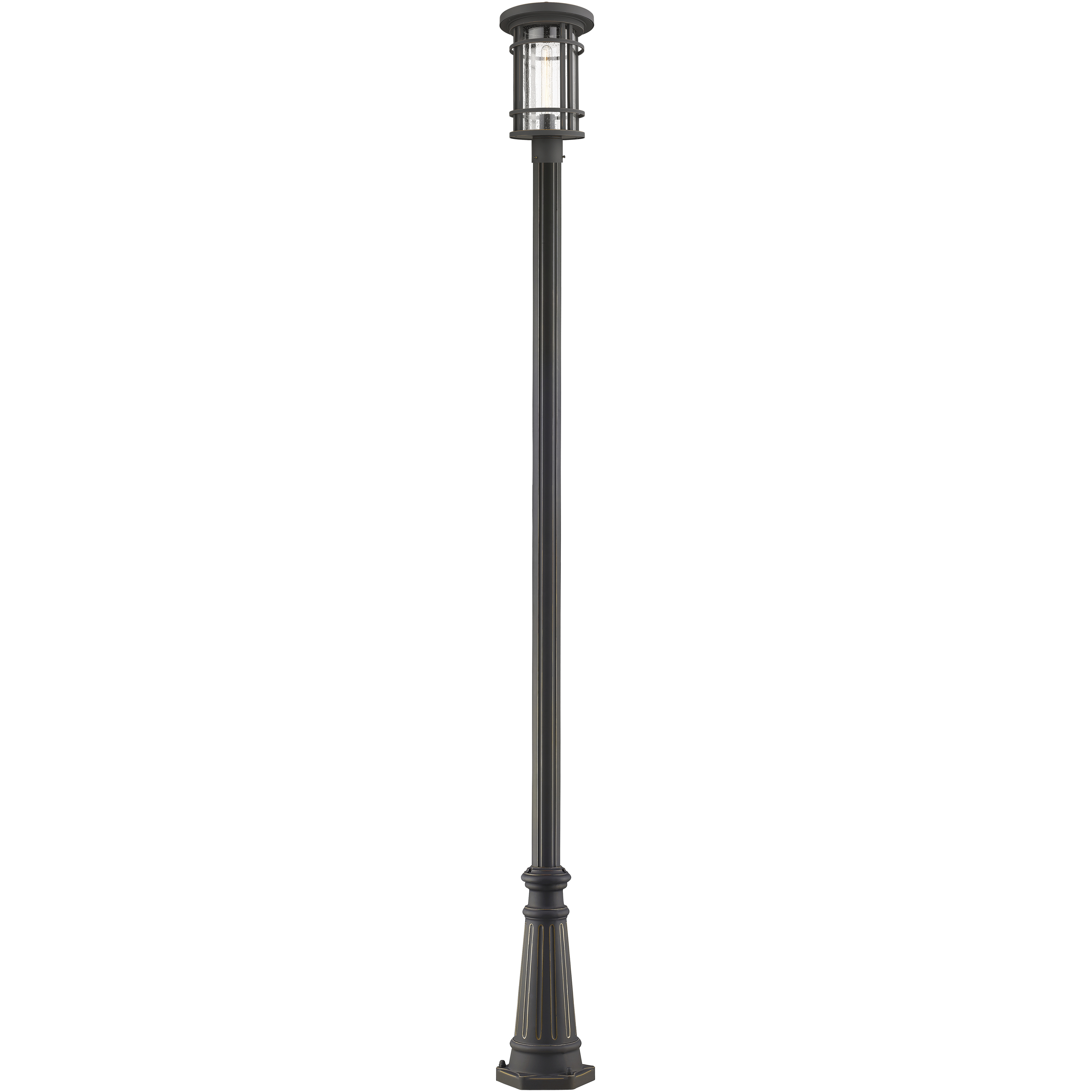 Jordan 1 Light 111.5 inch Oil Rubbed Bronze Outdoor Post Mounted Fixture