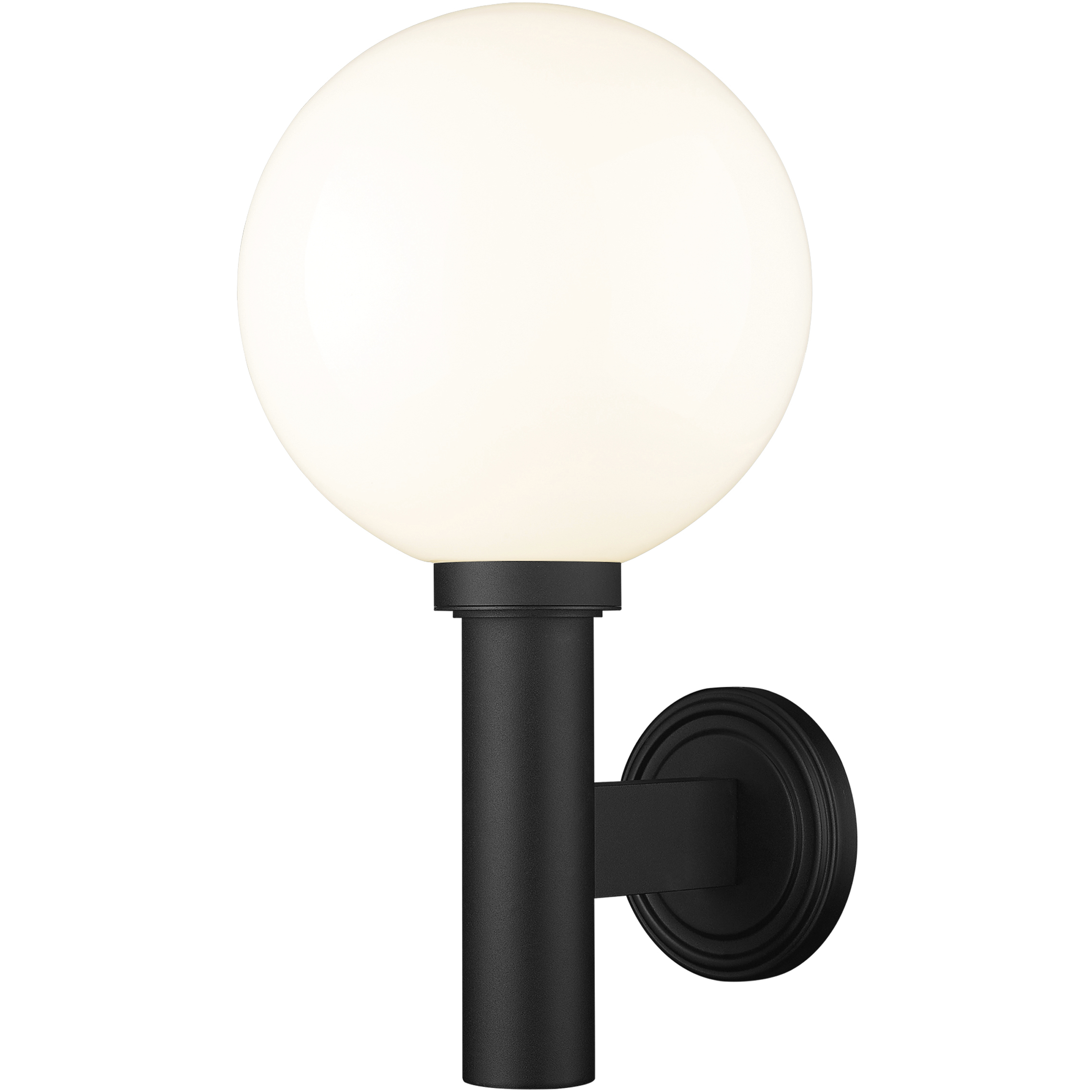 Laurent 1 Light 22.5 inch Black Outdoor Wall Light
