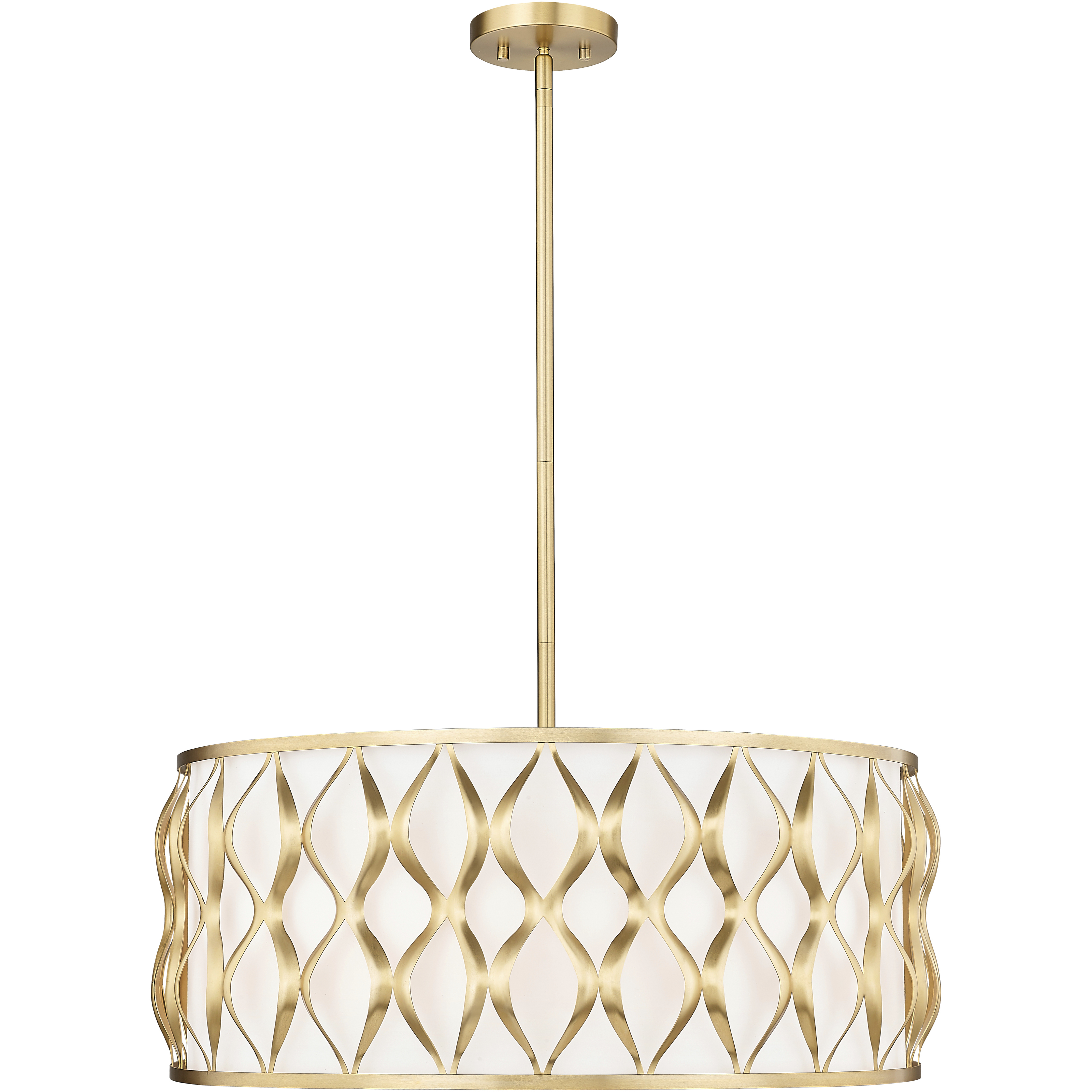 Harden 8 Light 26.25 inch Modern Gold Pendant Ceiling Light