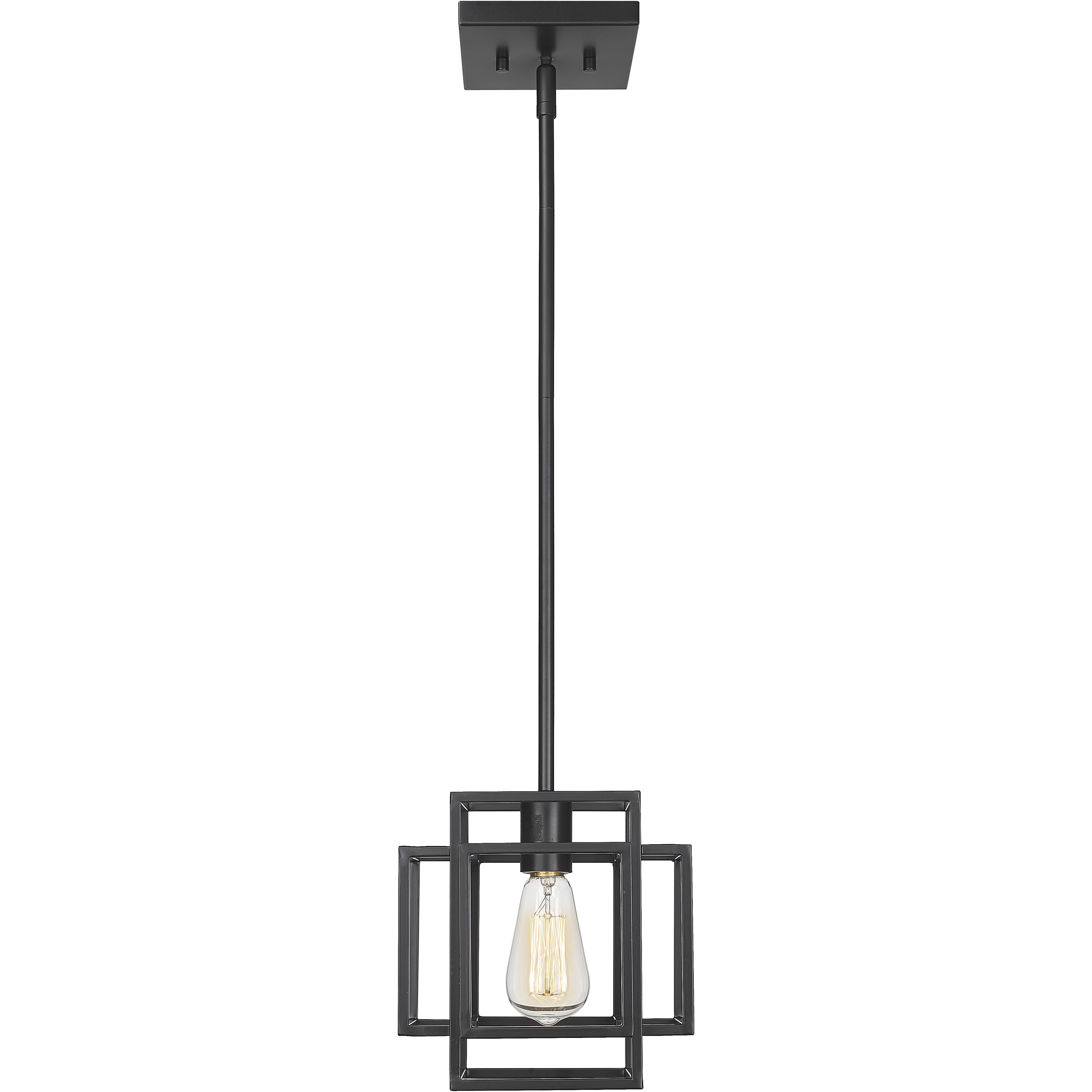 Titania 1 Light 8.5 inch Matte Black Pendant Ceiling Light