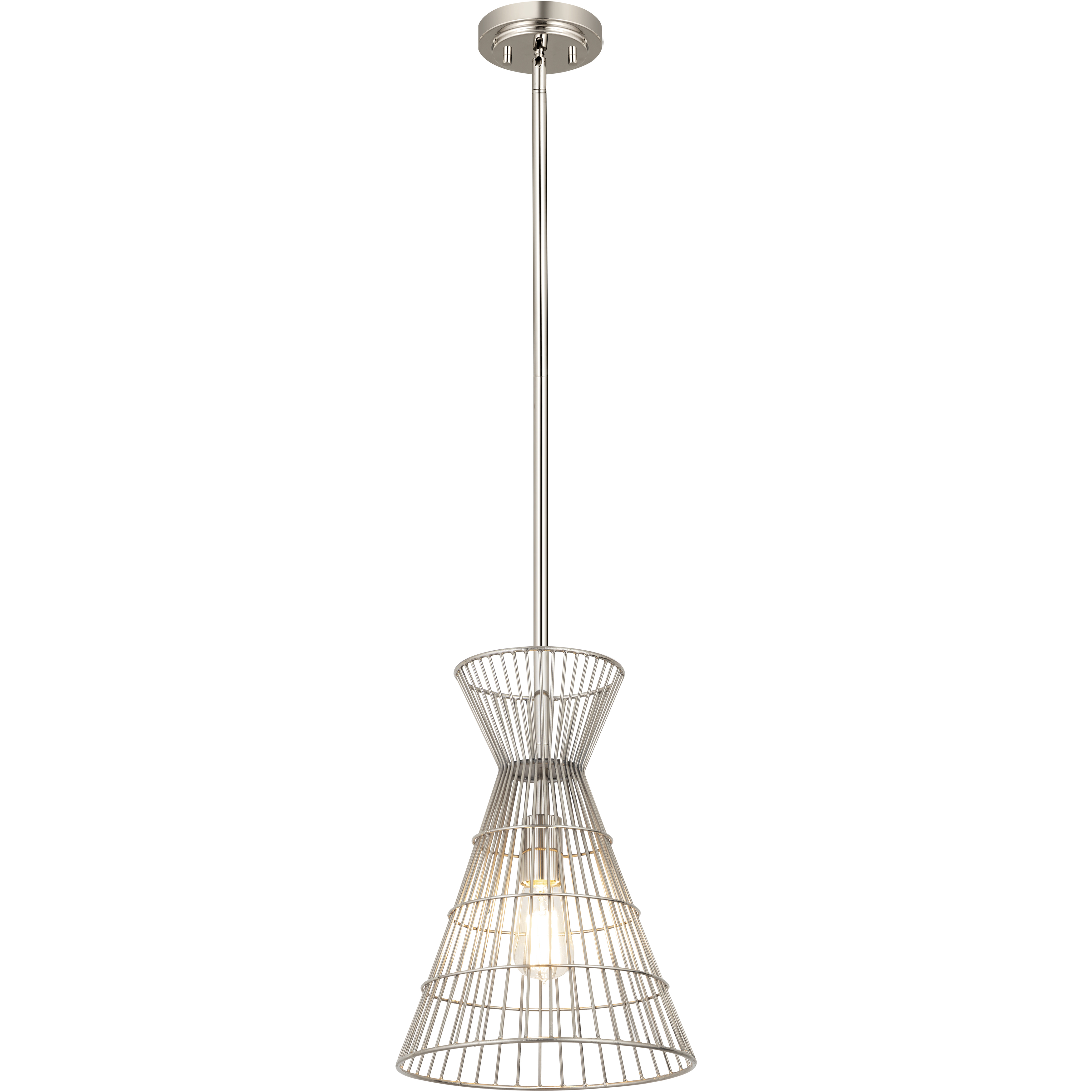Z-Lite 6015MP-PN Alito 1 Light 11 inch Polished Nickel