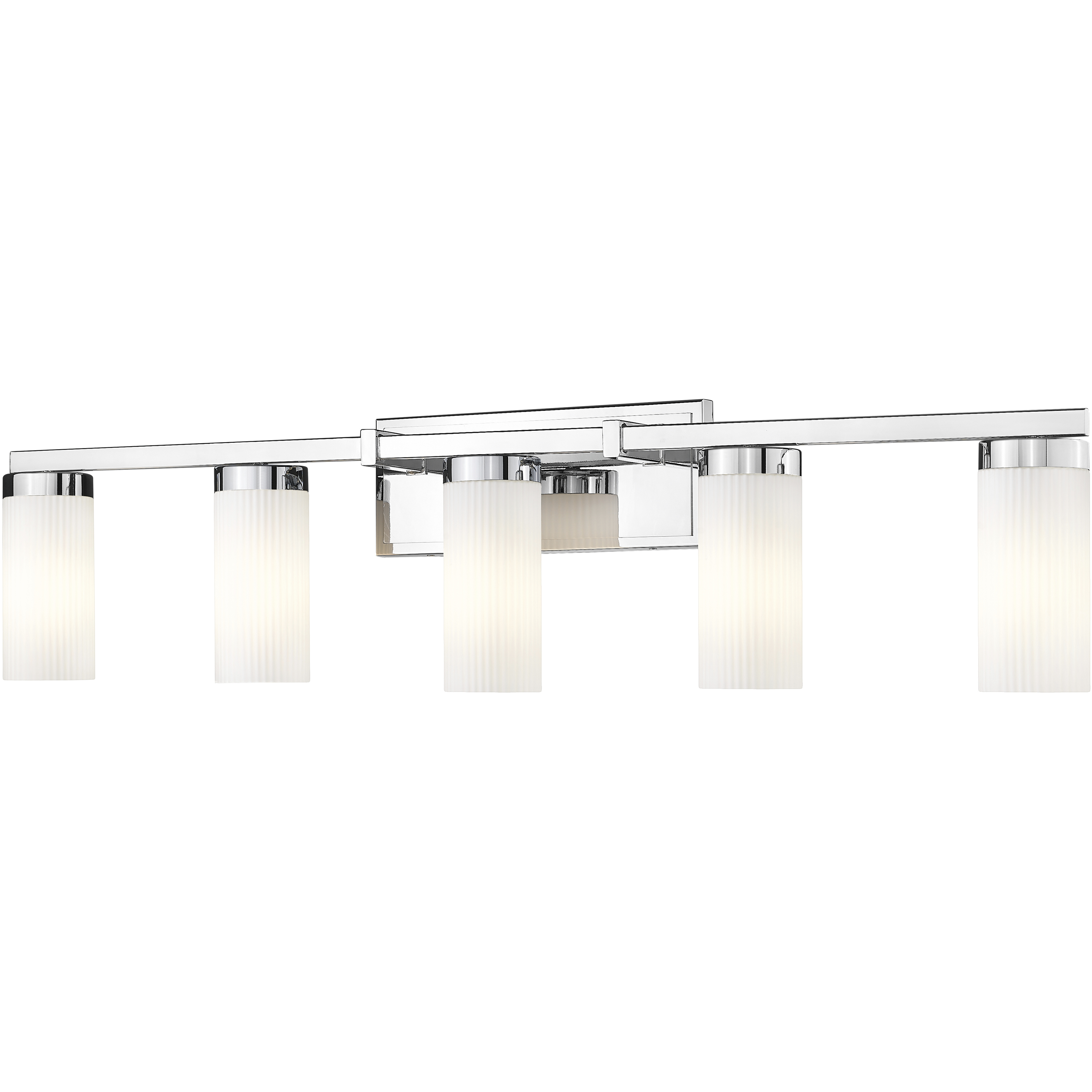 Danica 5 Light 38.75 inch Chrome Bath Vanity Light Wall Light